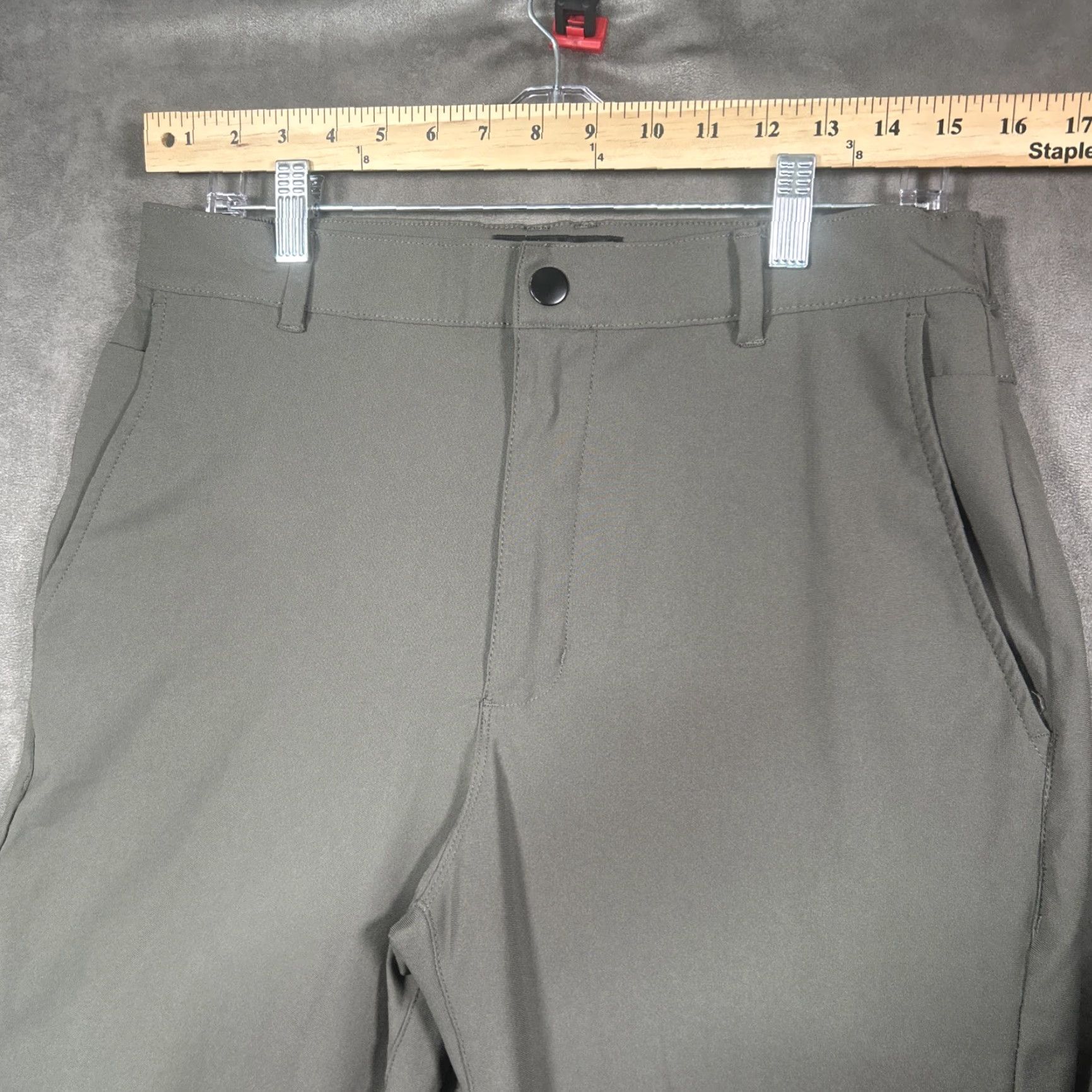 Cuts Cuts Clothing AO Jogger Pants Mens L Olive Green Tapered Stretch MB10057V 32x28 Size US 33 - 3 Thumbnail