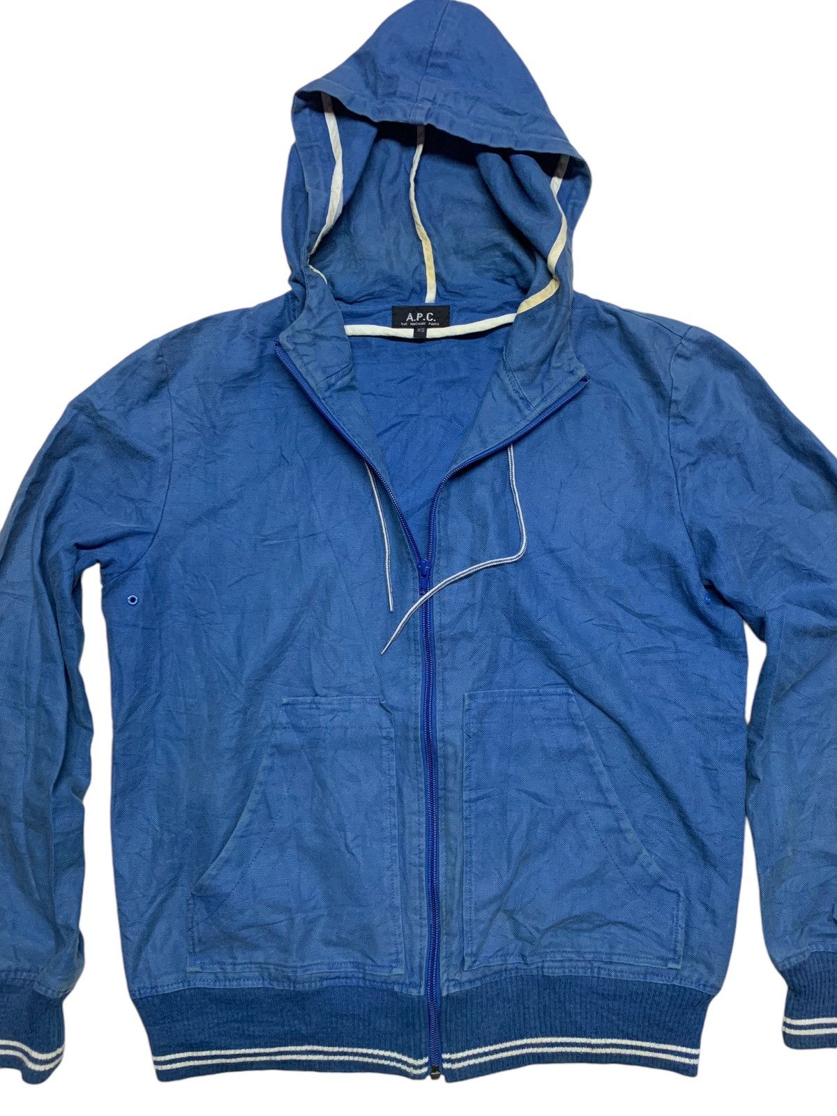 A.P.C. APC DENIM HOODED JACKET Size US M / EU 48-50 / 2 - 3 Thumbnail