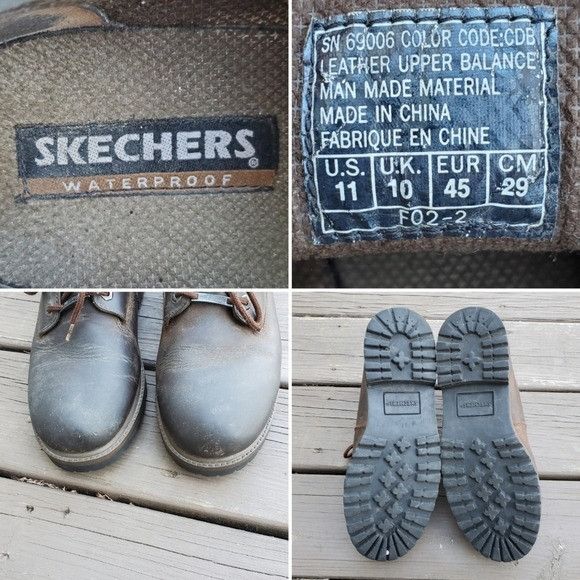 SKECHERS × Vintage Vintage 90s y2k Skechers Bratz Brown Oiled Leather Oxfords Size US 11 / EU 44 - 7 Thumbnail