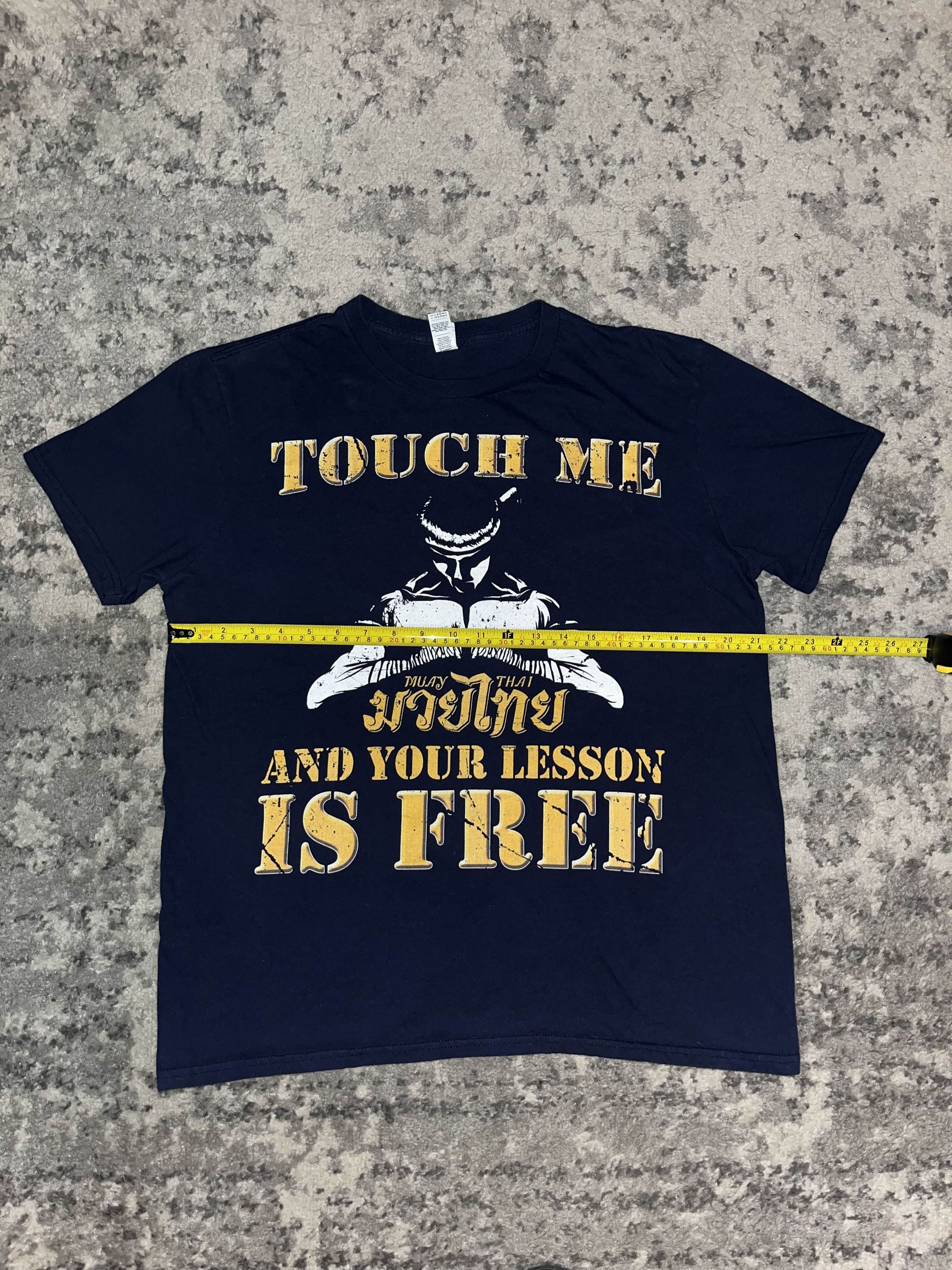 UFC Muay Thai Touch Me, and Your Lesson Is Free Shirt Size US L / EU 52-54 / 3 - 5 Thumbnail