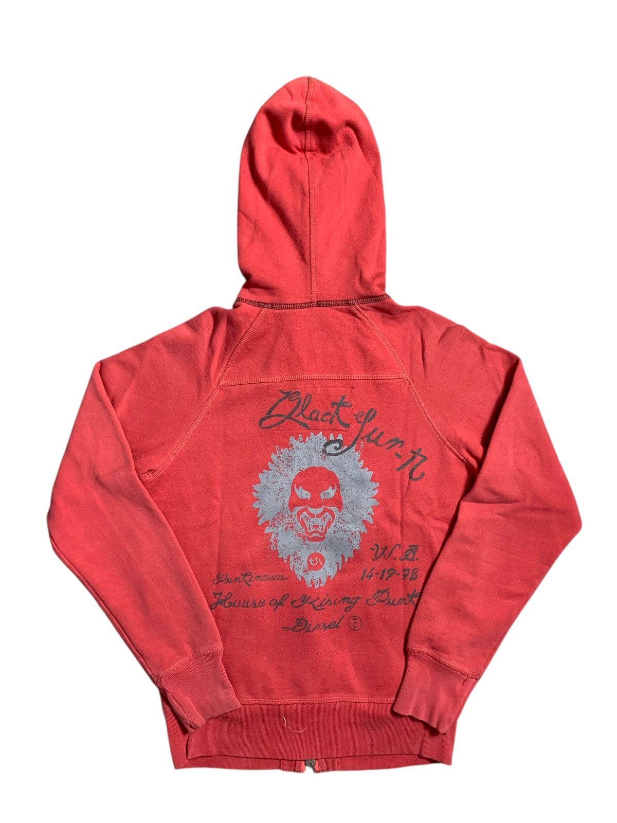 Hysteric Glamour DIESEL QUOTES SATAN ZIP HOODIE IFSIX LGB RAVE PUNK STYLE Size US M / EU 48-50 / 2 - 1 Thumbnail