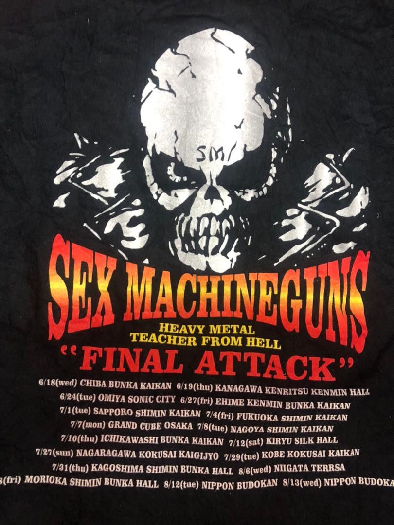 Band Tees × Hysteric Glamour × Japanese Brand Vintage Sex Machine Gun Japan Heavy Metal Size US L / EU 52-54 / 3 - 1 Thumbnail