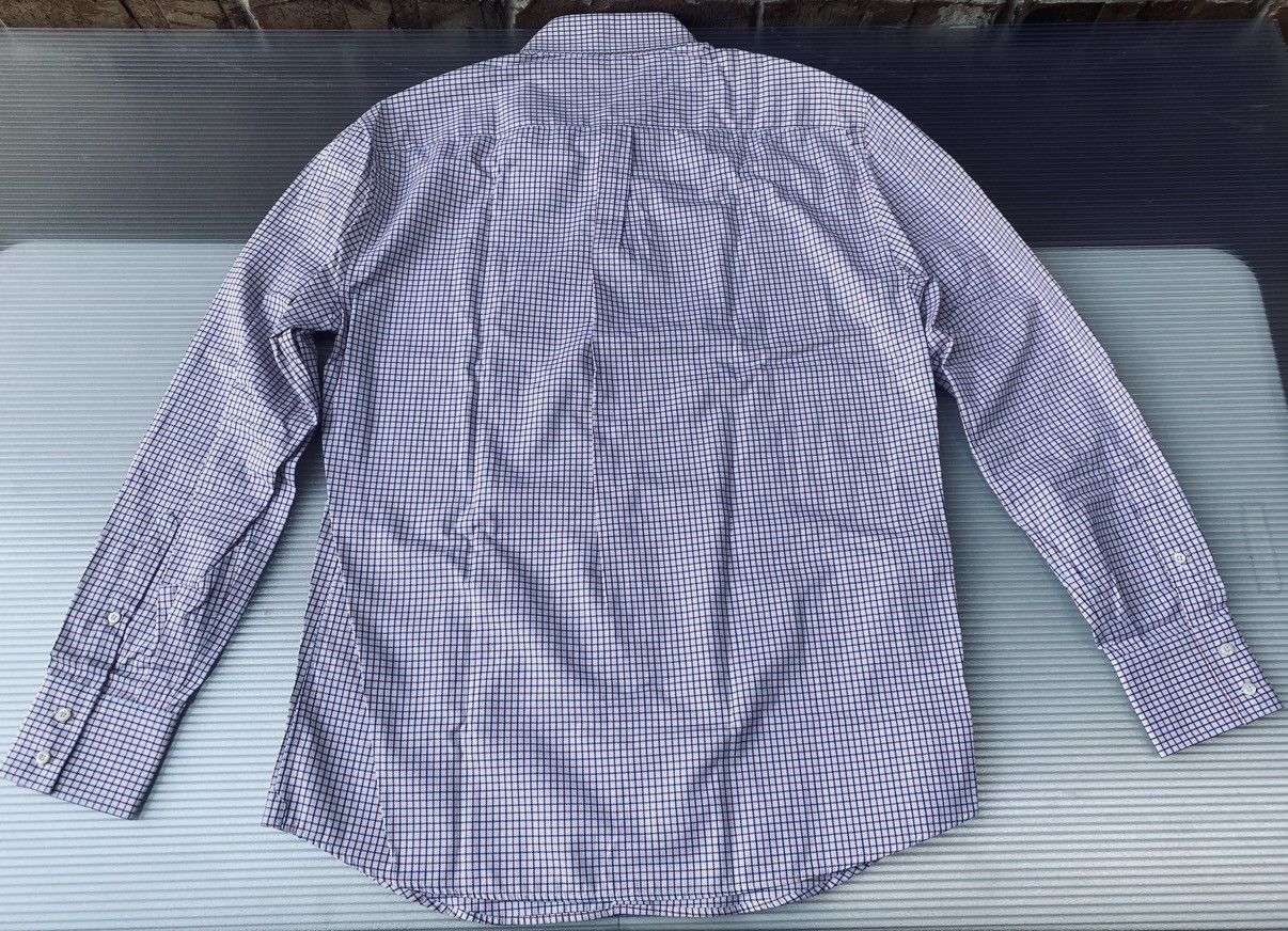 Brunello Cucinelli Brunello Cucinelli 🇮🇹 Red/White/Blue Check Dress Shirt XL NWT Size US XL / EU 56 / 4 - 3 Thumbnail