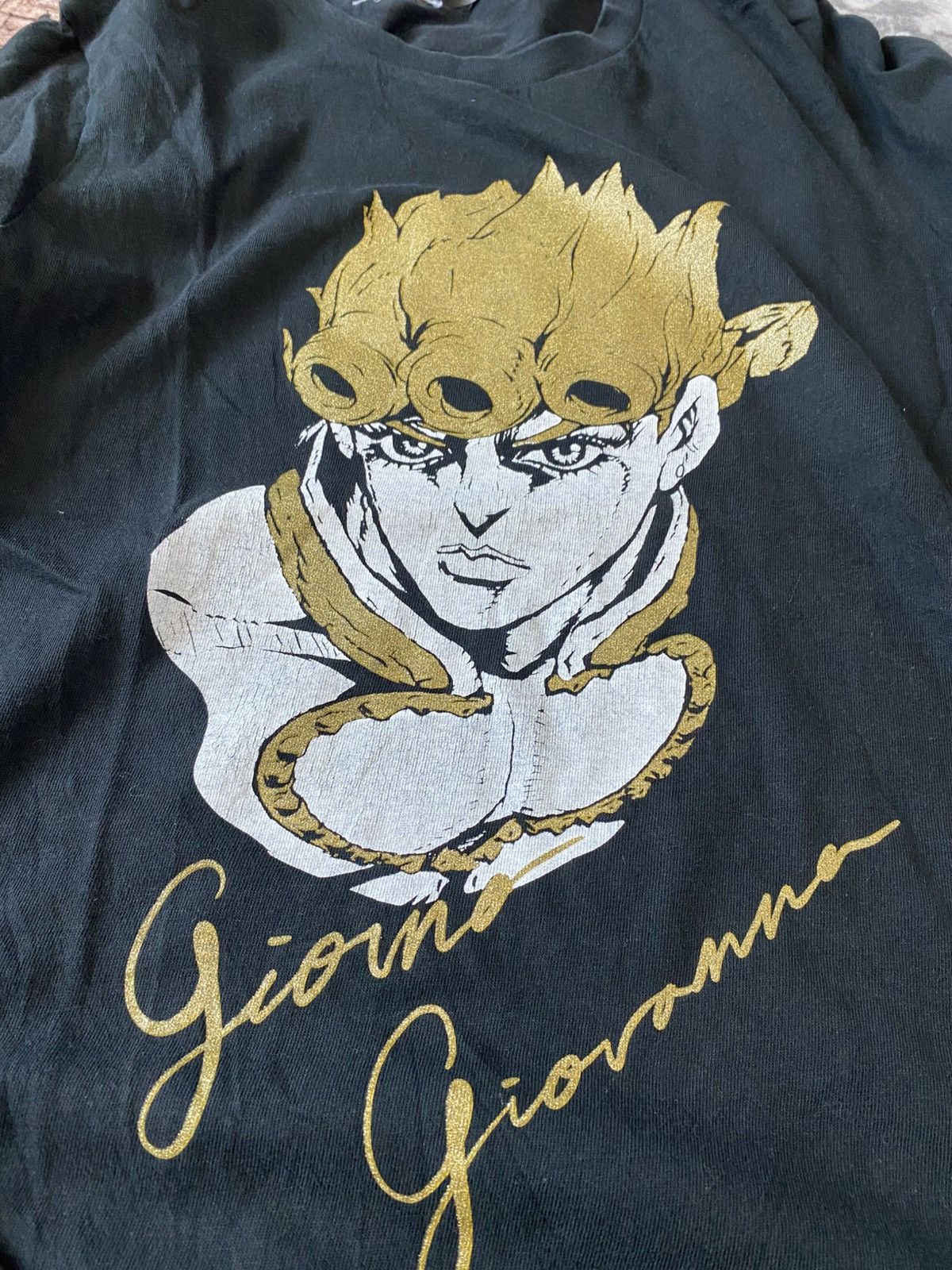 Anime Jojo’s Bizarre Adventure Giorno Giovanna Anime T-Shirt / Y2K Size US M / EU 48-50 / 2 - 3 Thumbnail