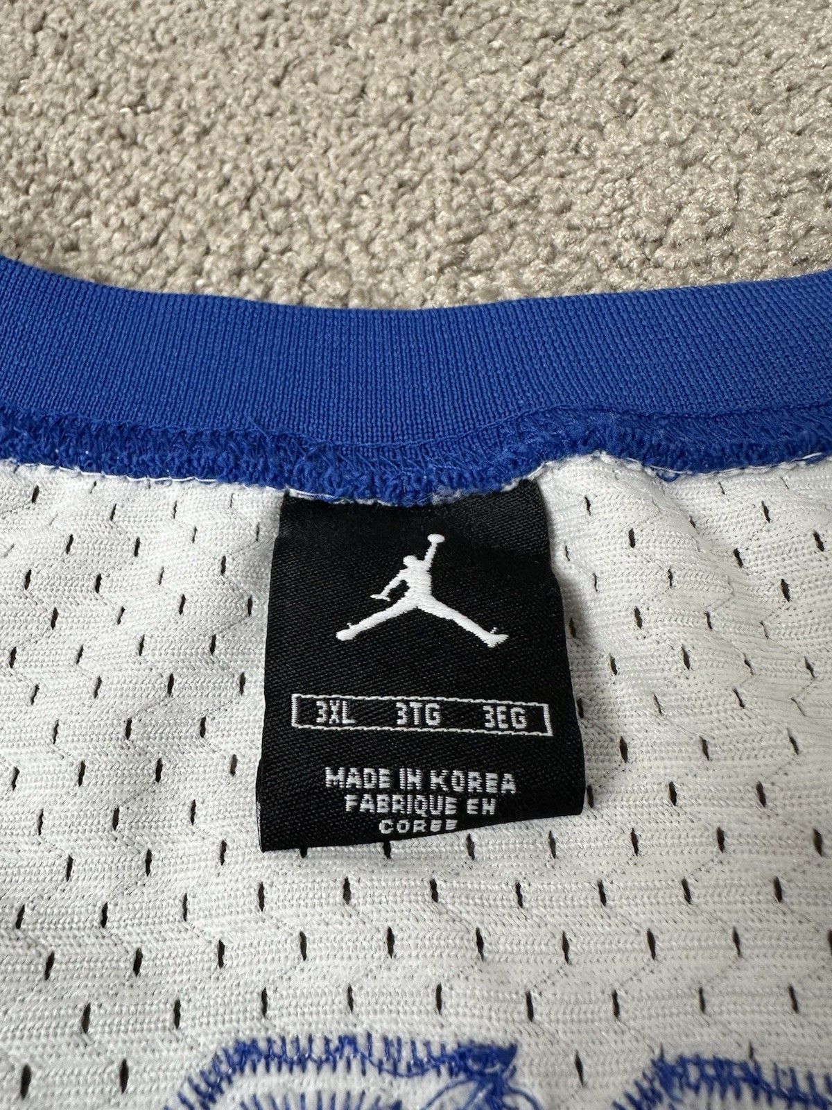 NBA Mens Jersey 90s Michael Jordan High School Nike Laney Sz 3XL Size US XXL / EU 58 / 5 - 6 Thumbnail