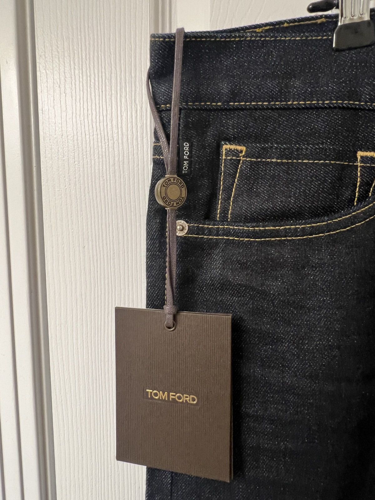 Tom Ford Vintage Tom Ford Selvedge Raw Straight-Leg Jeans 38x34 NWT Size US 38 / EU 54 - 10 Thumbnail