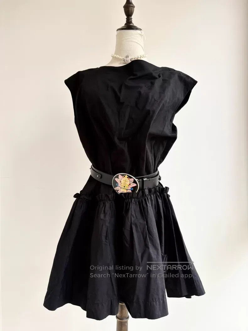 Vivienne Westwood Vivienne Westwood Black Saturn Sleeveless Dress Size M / US 6-8 / IT 42-44 - 1 Thumbnail