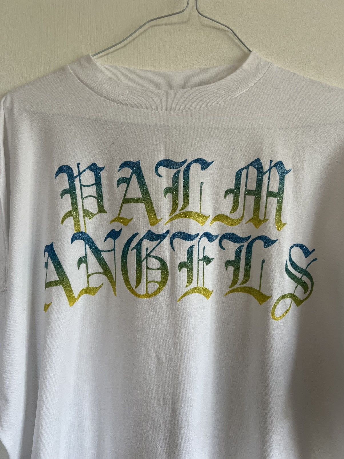 Palm Angels Palm angels Gothic Logo TEE Size US L / EU 52-54 / 3 - 5 Thumbnail