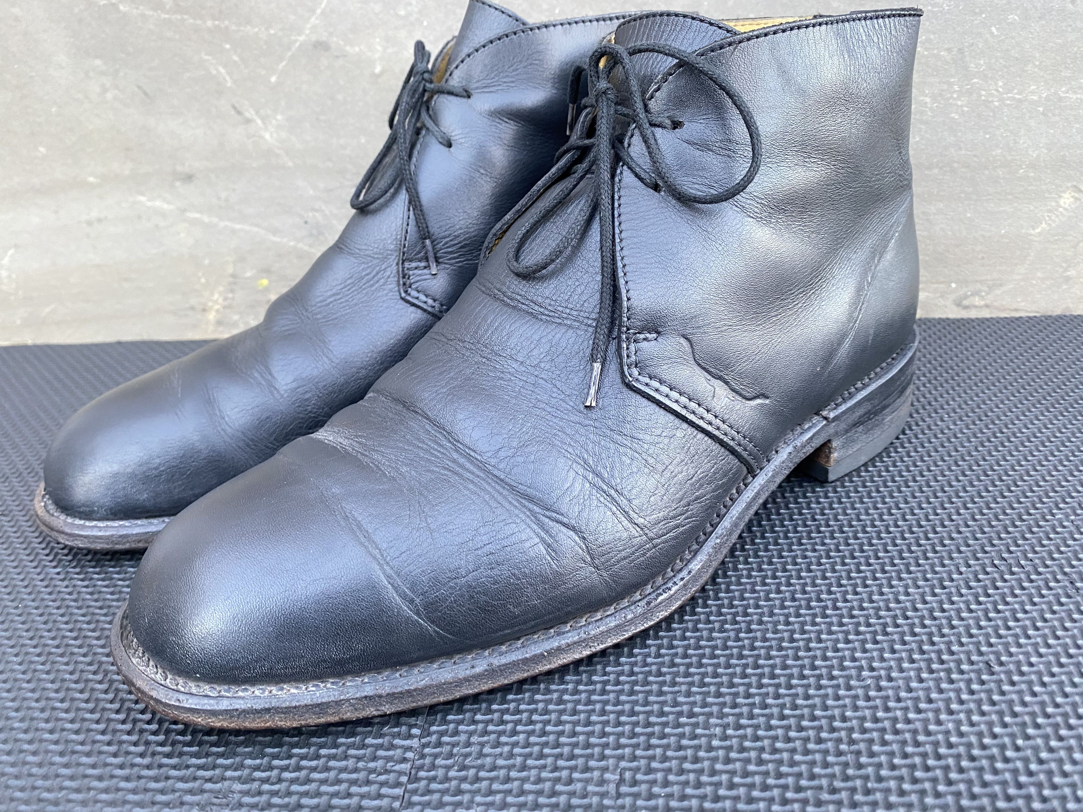 R.M. Williams RM Williams Craftsman Lace Up Chukka Black Size US 8 / EU 41 - 5 Thumbnail