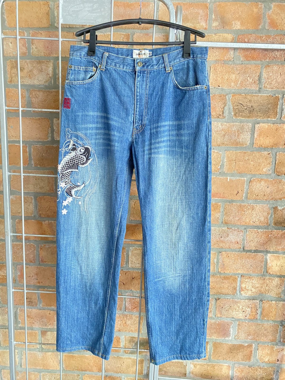 Japanese Brand Karakuri Tamashii Jeans Size US 35 - 21 Thumbnail