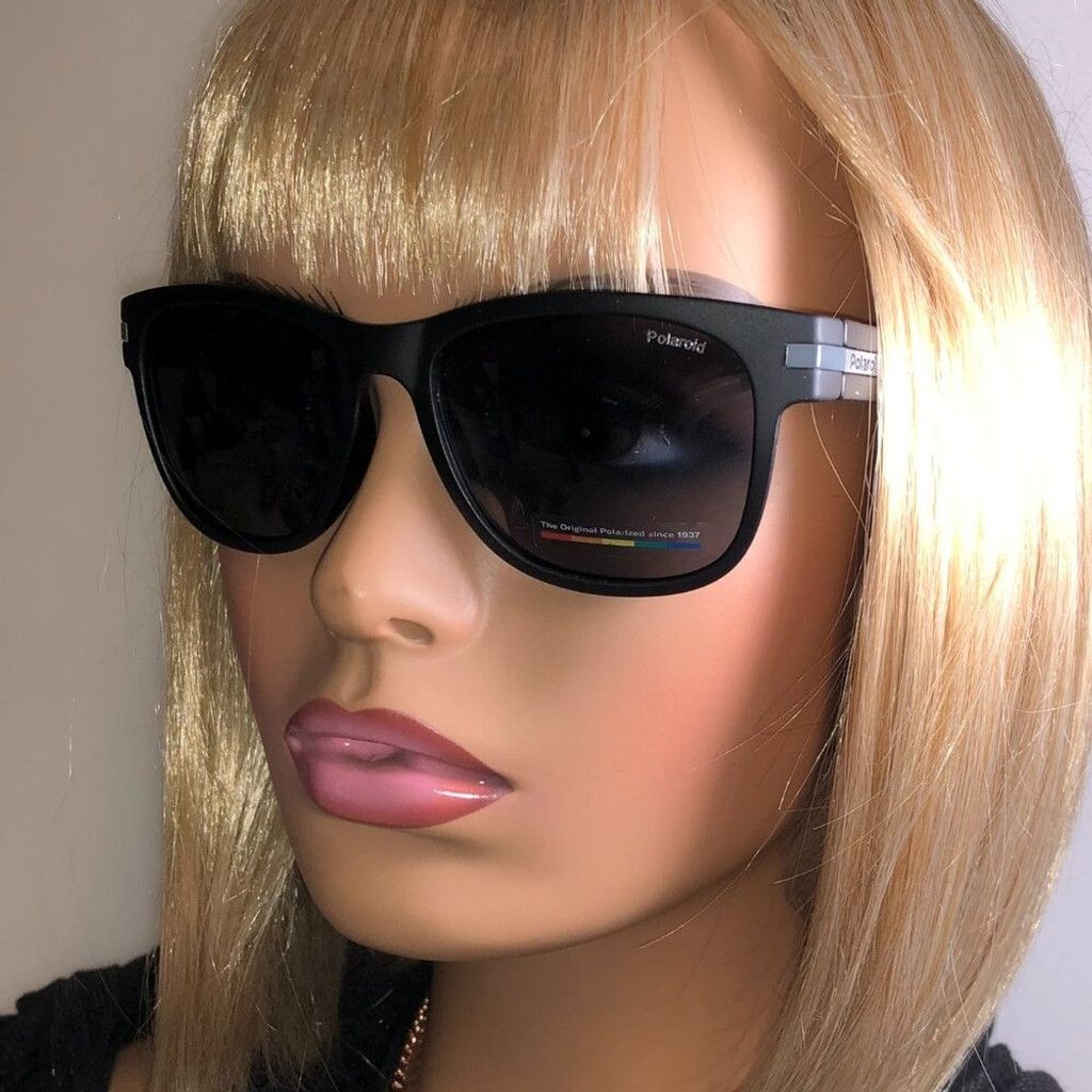 Polaroid Polaroid Black & Gray Classic Polarized Sunglasses Size ONE SIZE - 1 Thumbnail