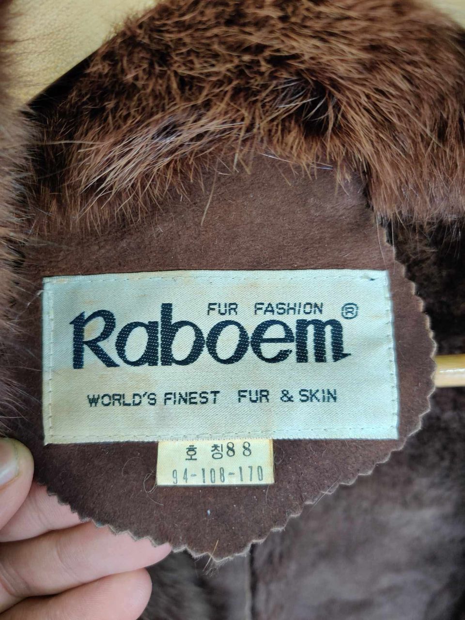 Leather Vintage Roboem Faux Fur Sheepskin Suede Leather Coat Size US L / EU 52-54 / 3 - 11 Thumbnail