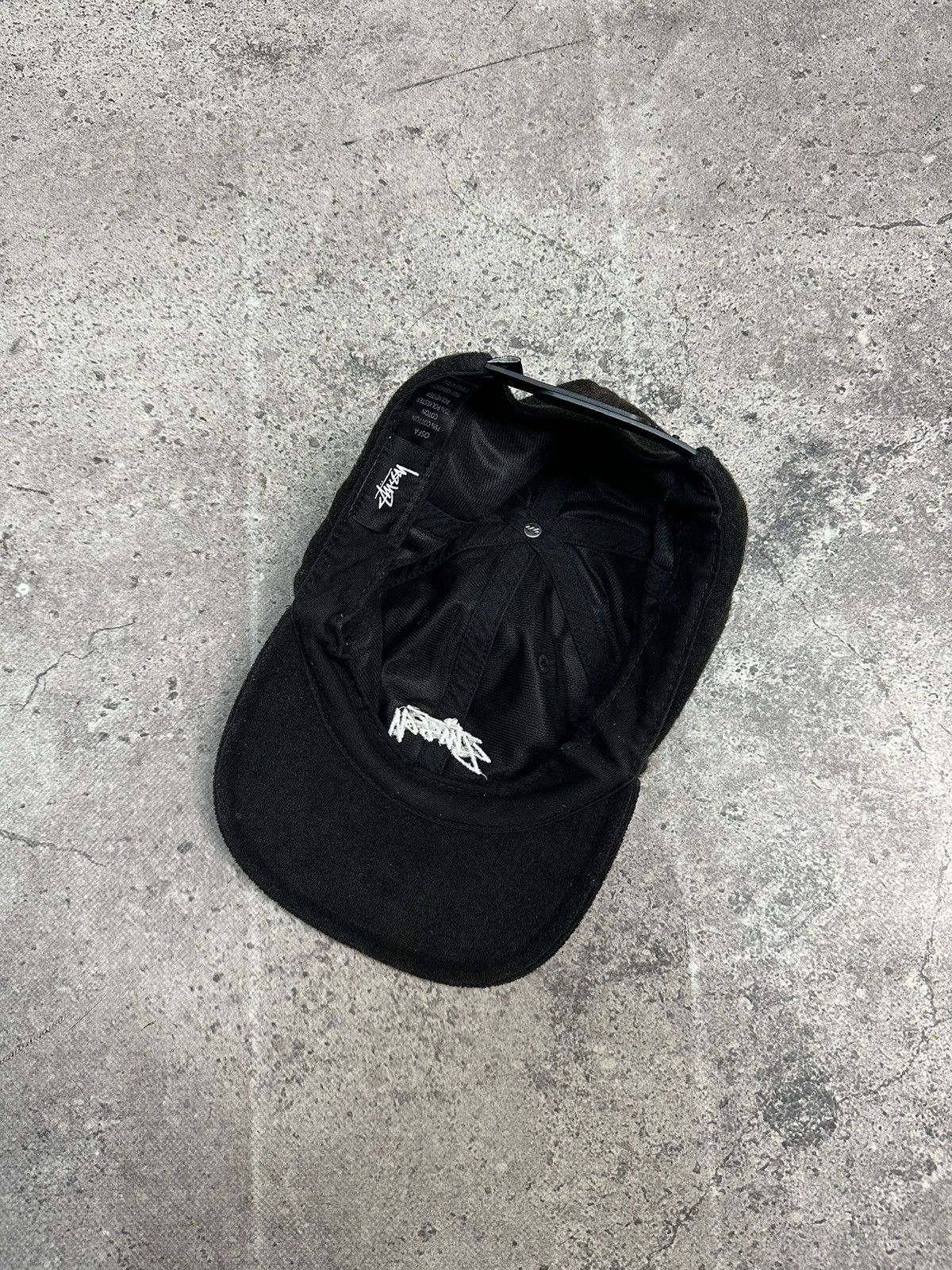 Stussy × Vintage Vintage Stussy Velour Adjustable Cap Y2K Archival Size ONE SIZE - 4 Thumbnail