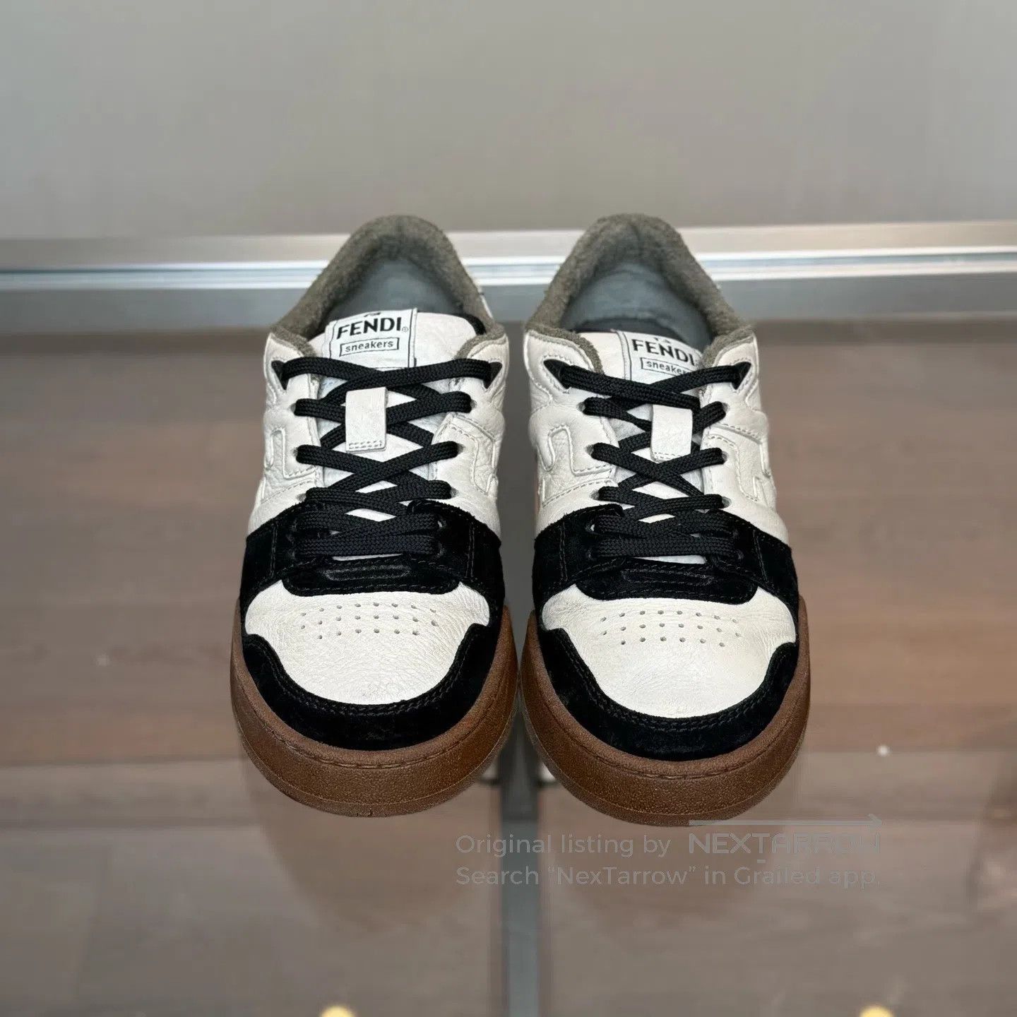 Fendi FENDI Match Black White Brown shoes Size US 7.5 / IT 37.5 - 5 Thumbnail
