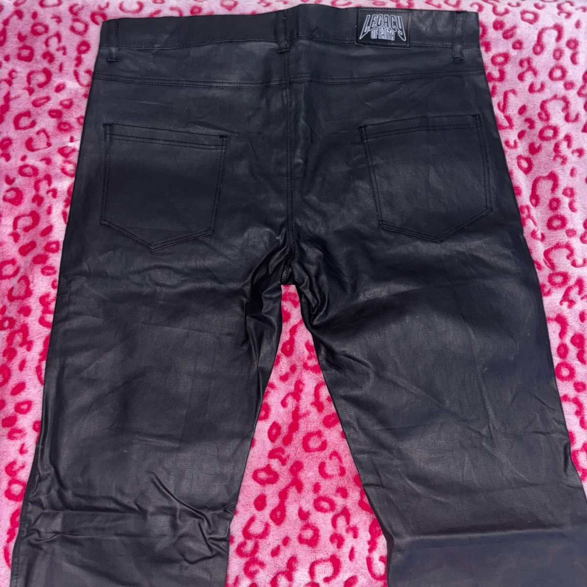 Other Legacy of Faith Leather Denim Pants Size US 38 / EU 54 - 2 Thumbnail