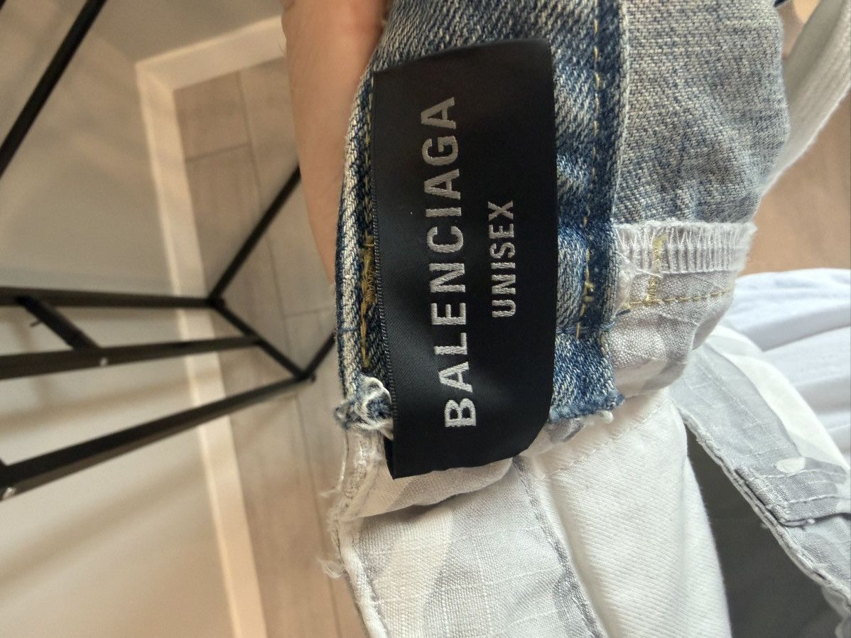 Balenciaga Balenciaga half denim half cargo pants in size xs Size US 34 / EU 50 - 9 Thumbnail