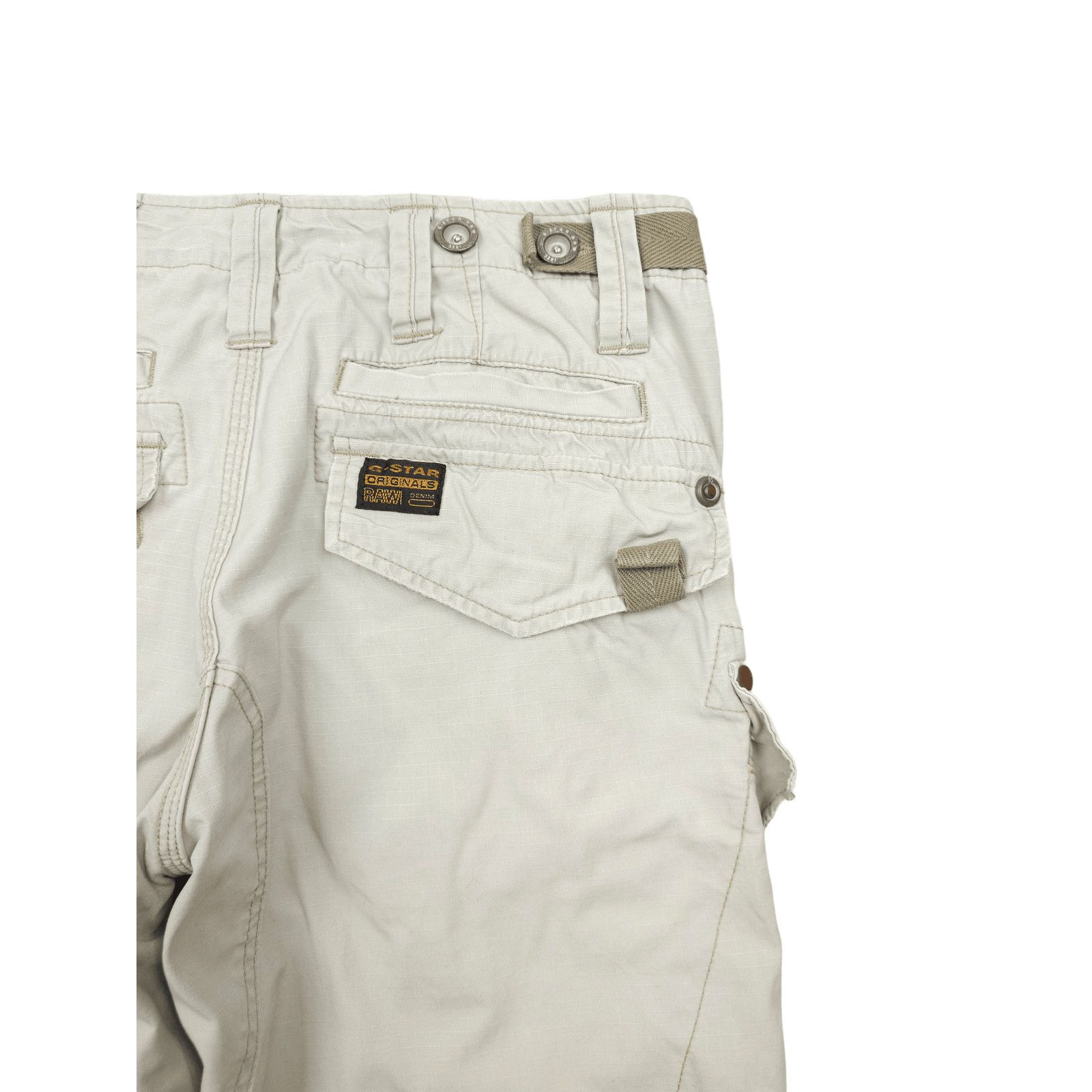 G-Star 💎 G-Star Raw 3301 Blan Pants Cargo Pants Blan Pant 90's Y2K Size US 36 / EU 52 - 13 Thumbnail