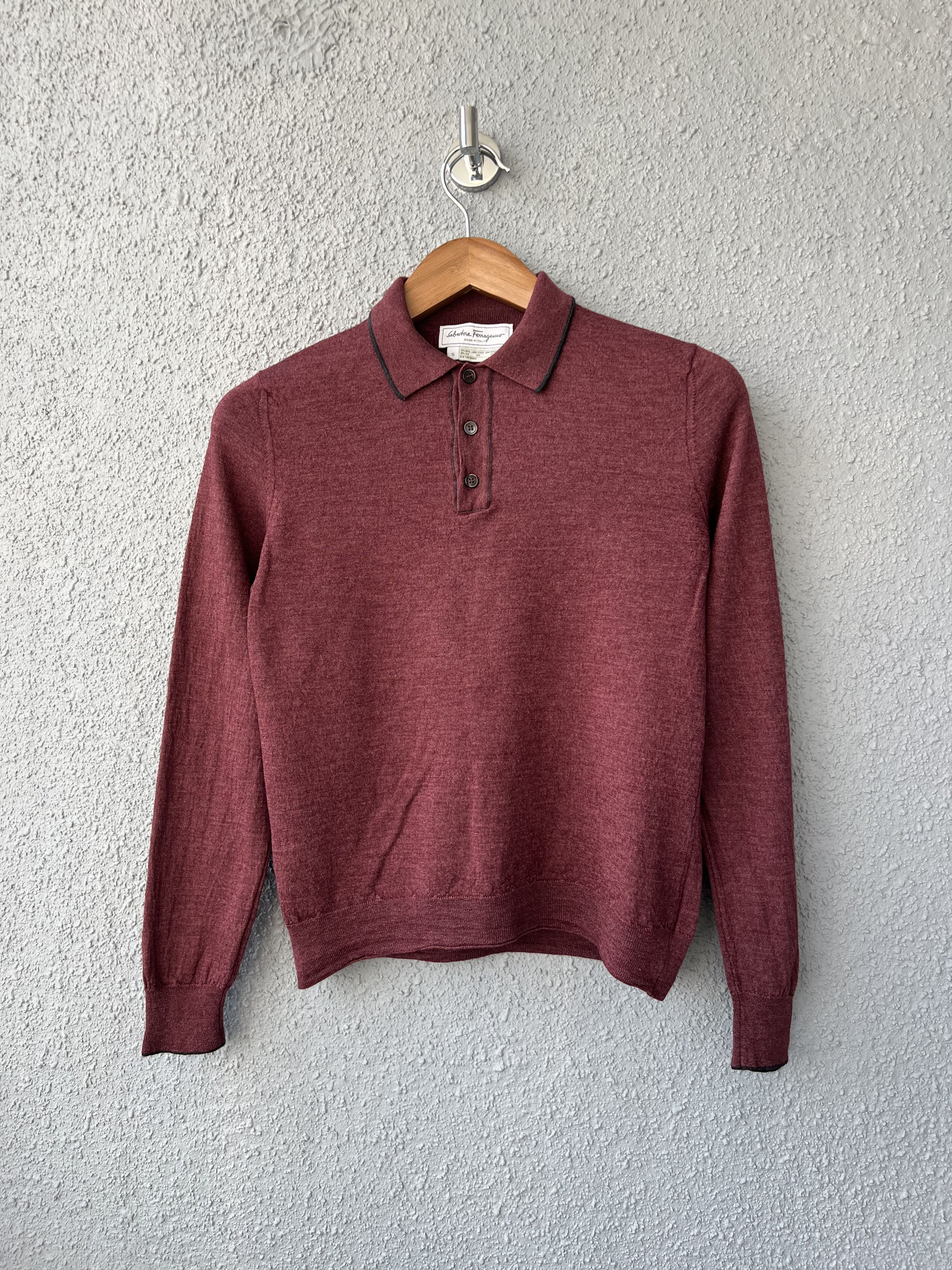 Salvatore Ferragamo Salvatore Ferragamo Wool Sweater S Size US S / EU 44-46 / 1 - 1 Thumbnail