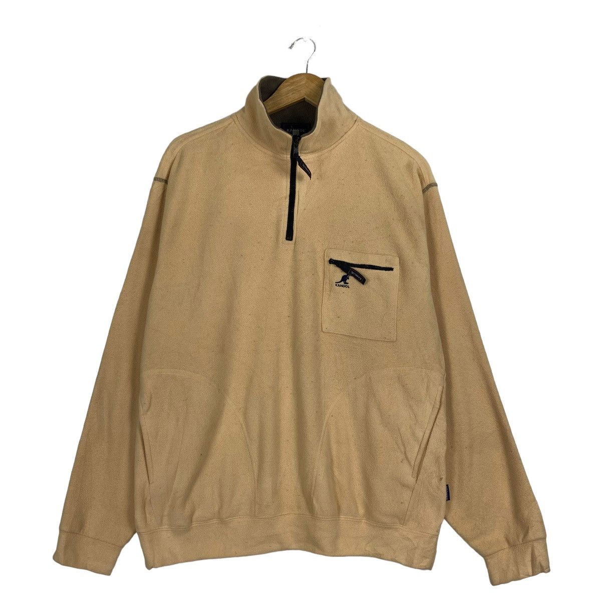 Japanese Brand × Kangol 🔥KANGOL HALFZIP FLEECE Size US M / EU 48-50 / 2 - 1 Thumbnail