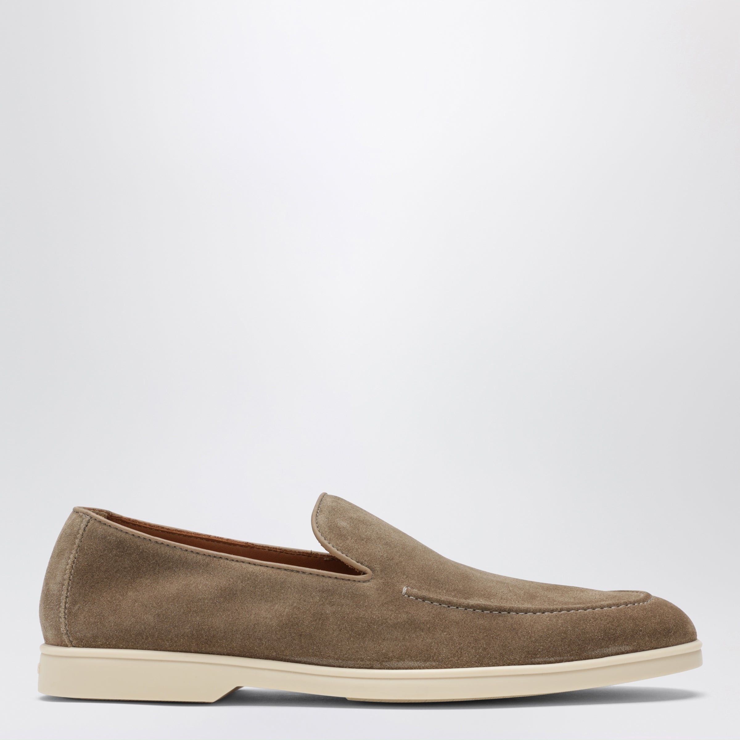 Doucal's Doucal's Beige Suede Loafers Size US 8 / EU 41 - 1 Thumbnail