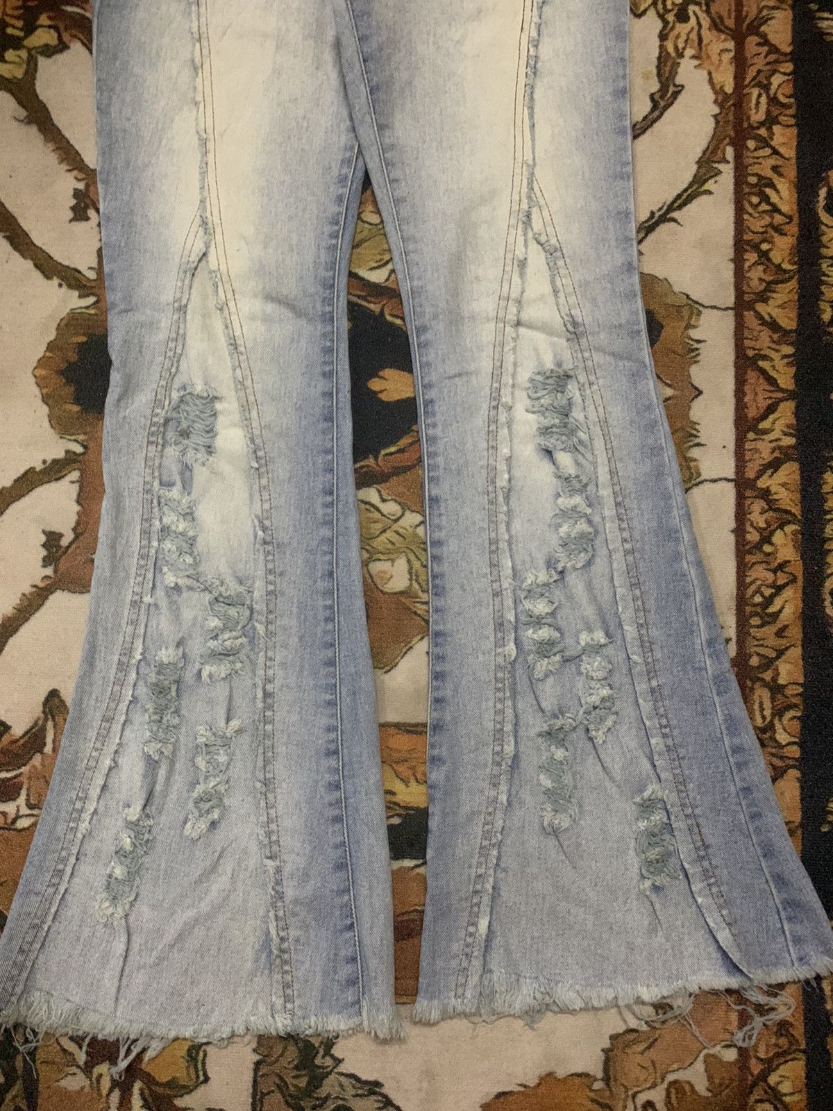 Beauty Beast 90s YASUKI ISHII INSPIRED CRAZY FLARE PANT BRAND BE SNIP Size US 30 / EU 46 - 3 Thumbnail