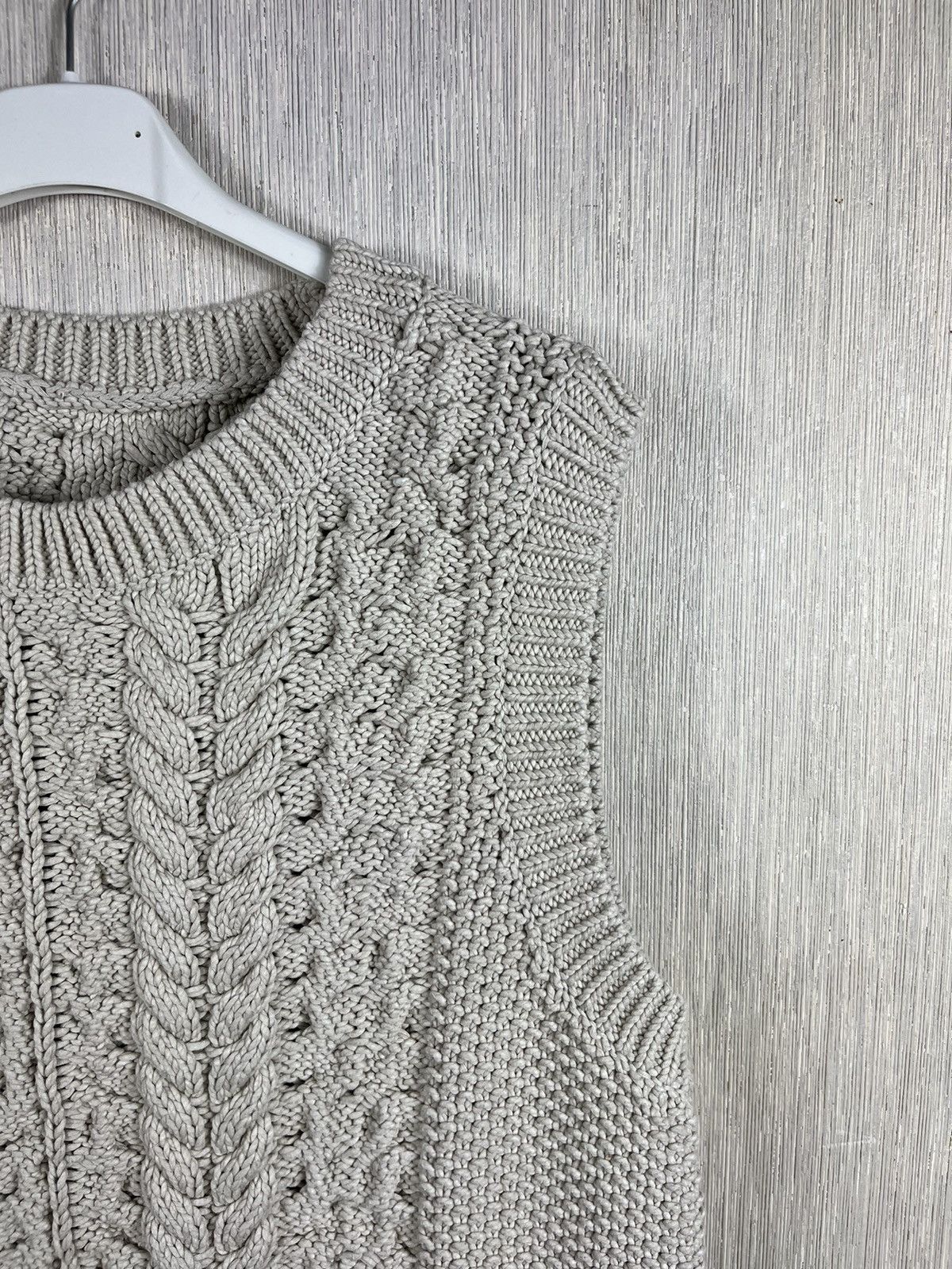 Cos COS knitted vest sweater cable knit y2k aesthetic vintage Size S / US 4 / IT 40 - 3 Thumbnail