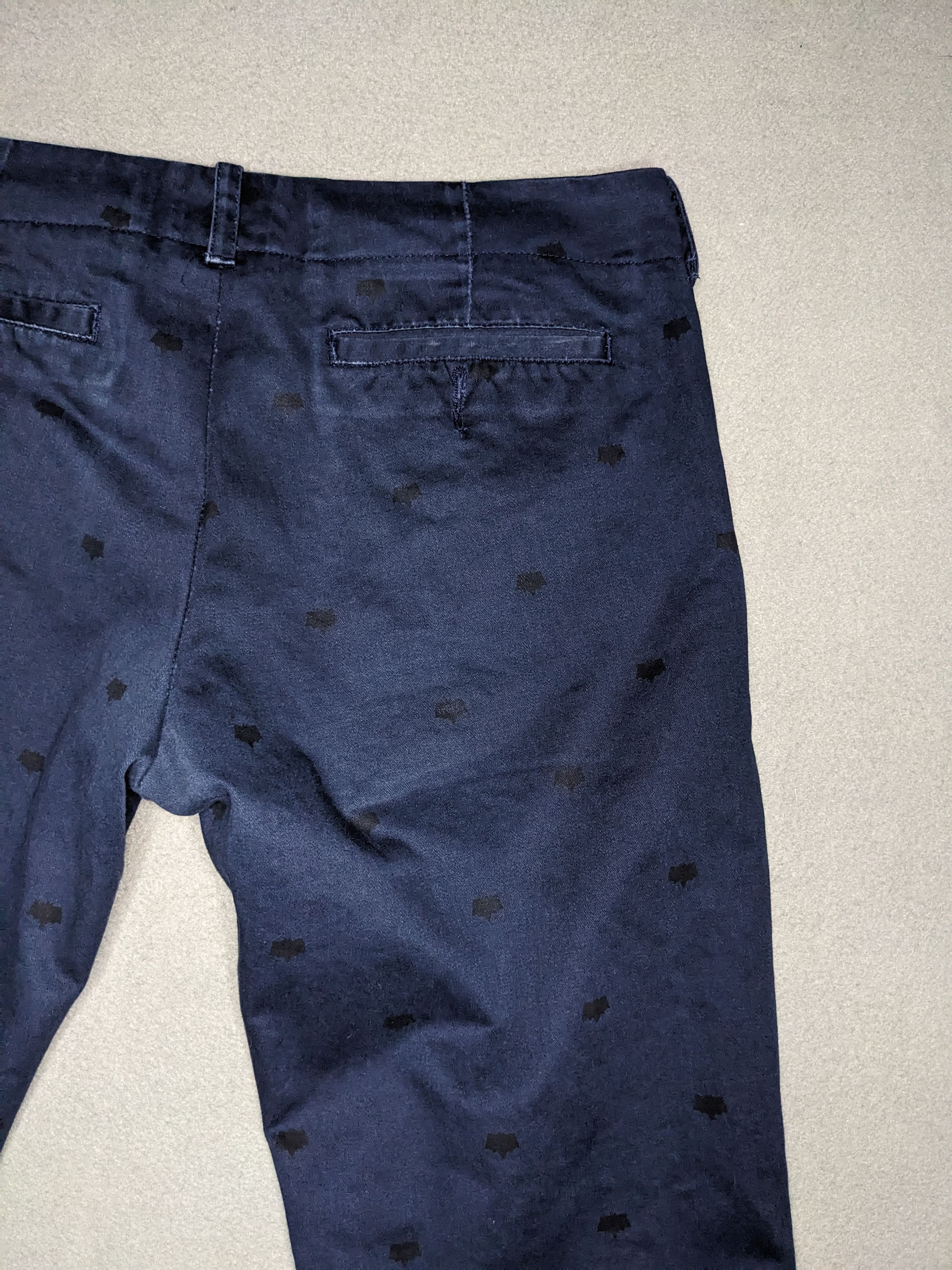 Stussy Stussy Crown Logo Work Pants 32x31 Straight Chino Navy Blue Size US 32 / EU 48 - 8 Thumbnail