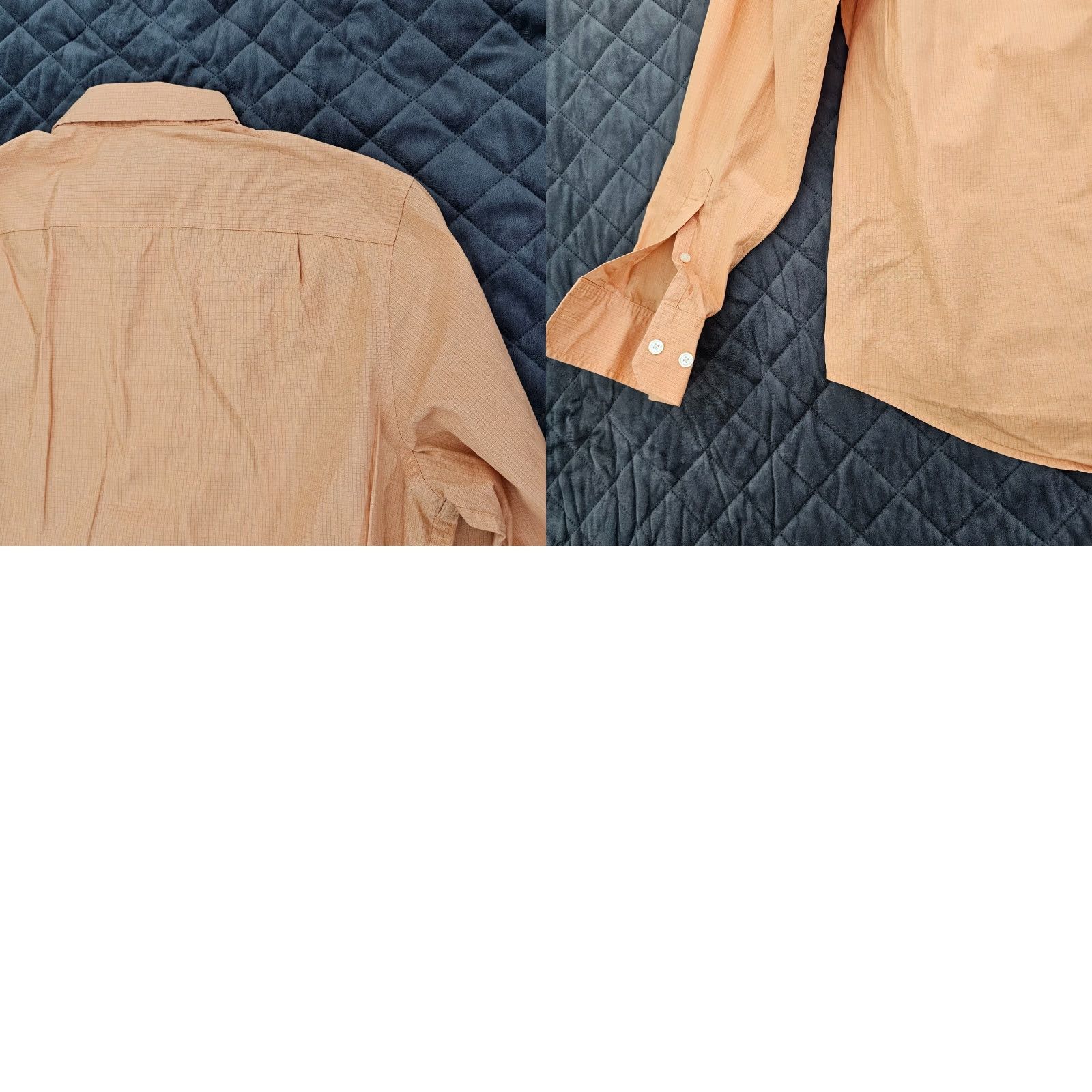 Banana Republic VINTAGE Banana Republic Button-Up Shirt Men Cotton Casual Dress Long Sleeve Size M Orange Summer Size US M / EU 48-50 / 2 - 8 Thumbnail