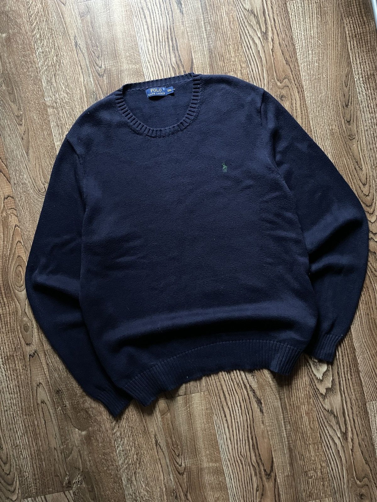Polo Ralph Lauren Blue Knitwear Sweater Polo Ralph Lauren Size US XXL / EU 58 / 5 - 2 Thumbnail