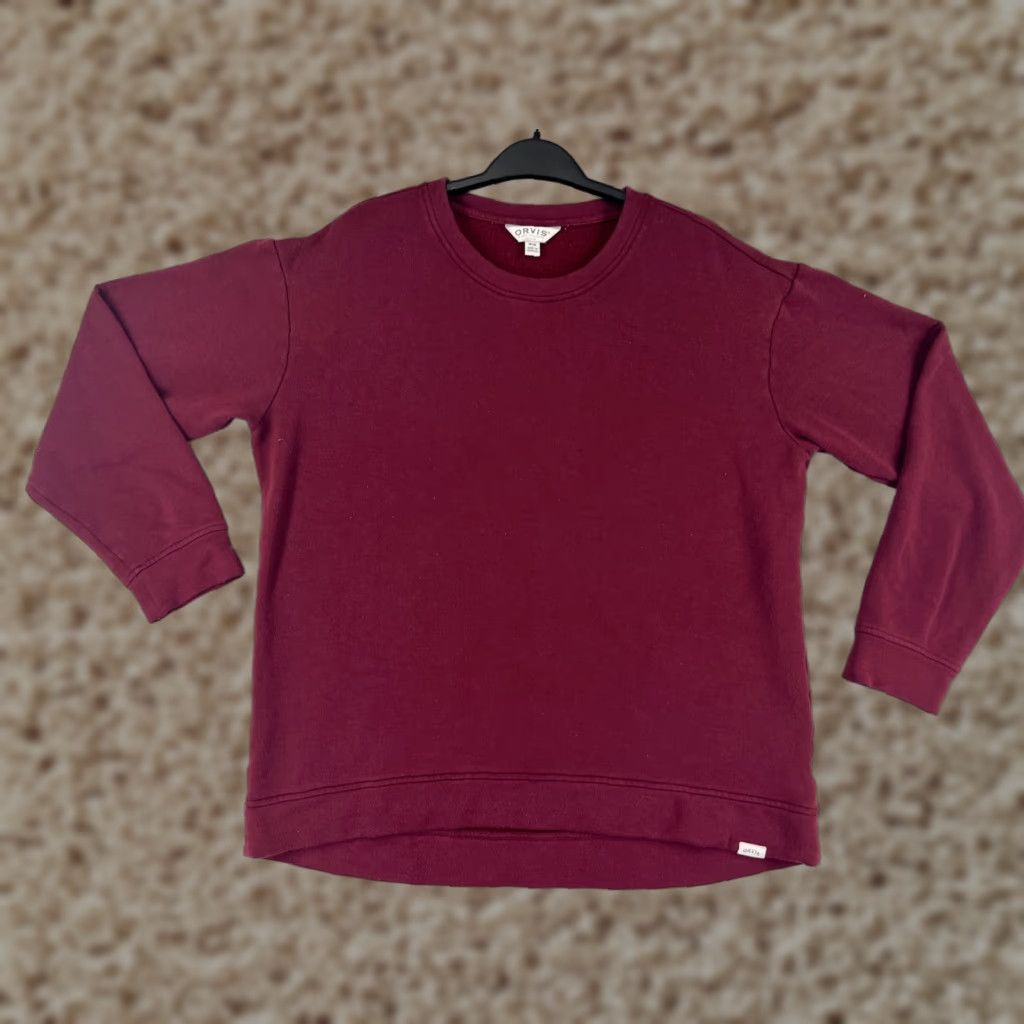 Orvis Orvis Sweater Men M Red Crew Neck Modal Knit Pullover All Seasons Casual Brand Mens Size M Red Size US M / EU 48-50 / 2 - 1 Thumbnail