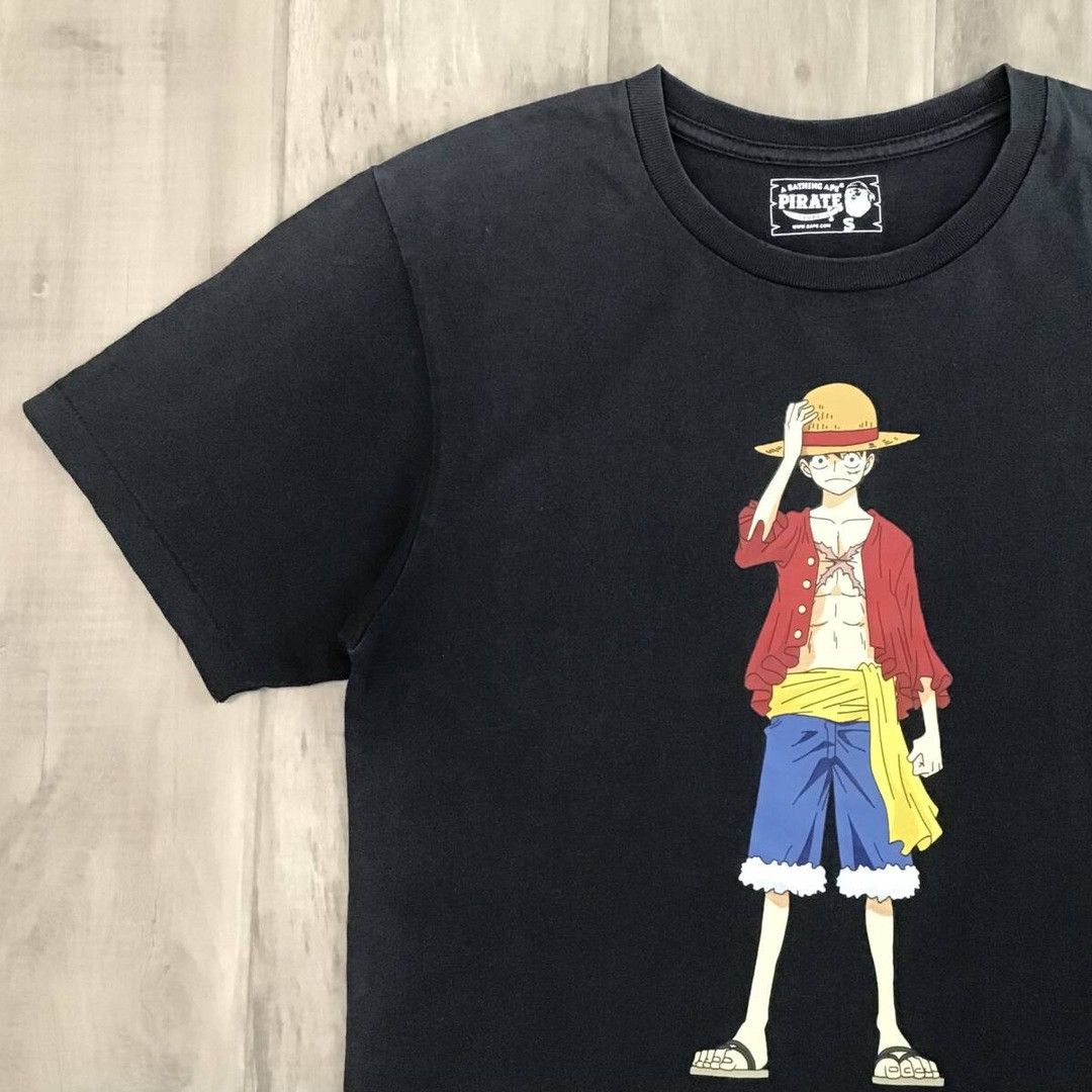 Bape ☠️Pirates Store Limited☠️ BAPE × one piece Luffy T-shirt APE Size US S / EU 44-46 / 1 - 6 Thumbnail