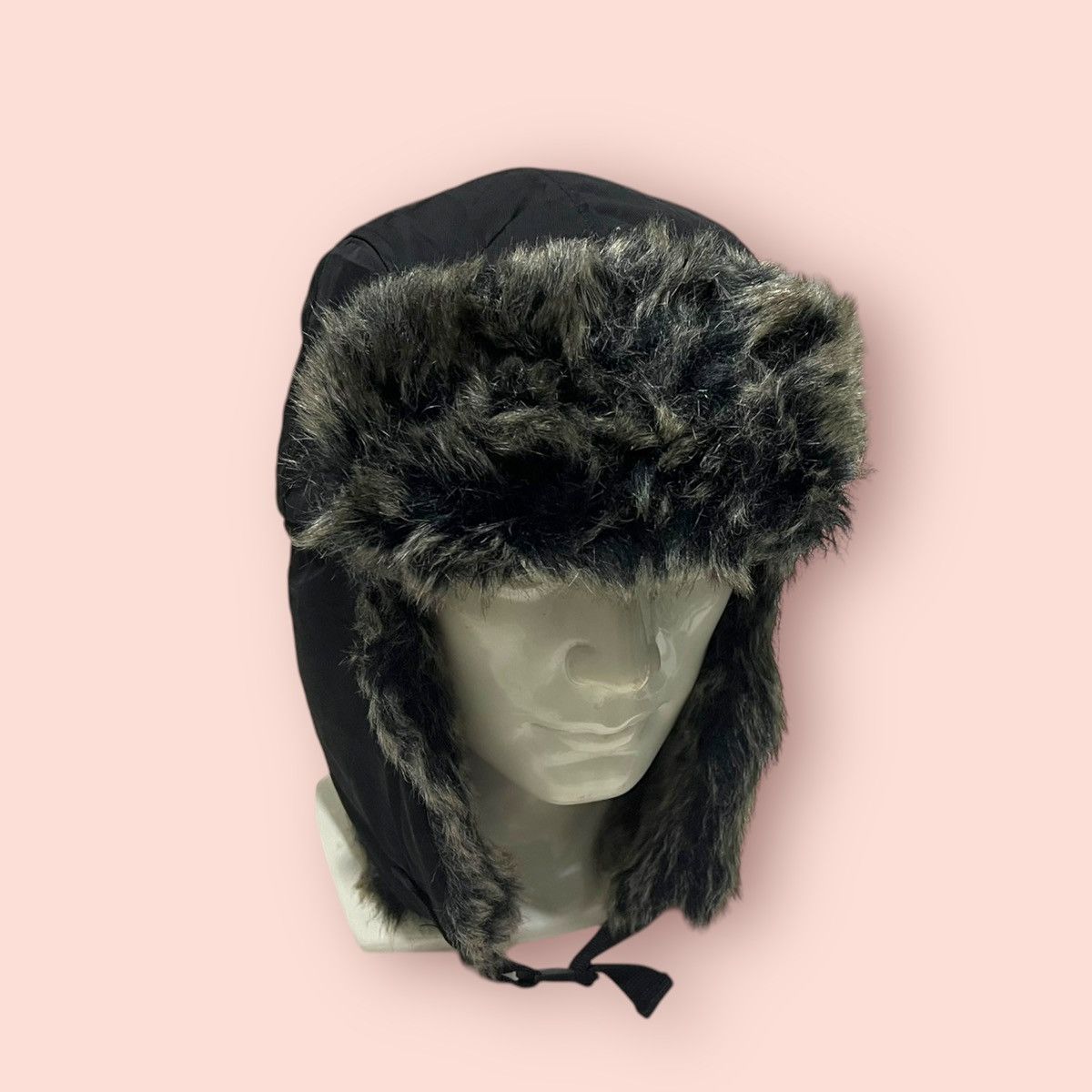 H&M × Vintage VINTAGE H&M FUR TRAPPER HAT ALT BEANIE Size ONE SIZE - 14 Thumbnail