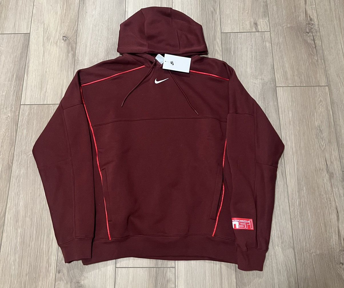 Nike Size L Men Nike NSW PullOver Hood Performance Graphic Maroon Size US L / EU 52-54 / 3 - 1 Thumbnail