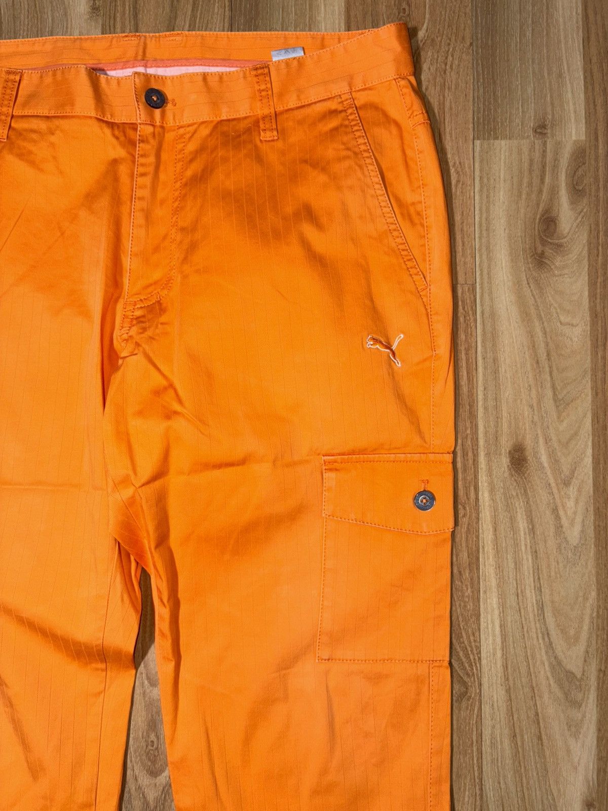 Puma Puma "SportLifestyle" Ripstop Cargo Pants - Electric Orange Size US 30 / EU 46 - 7 Thumbnail