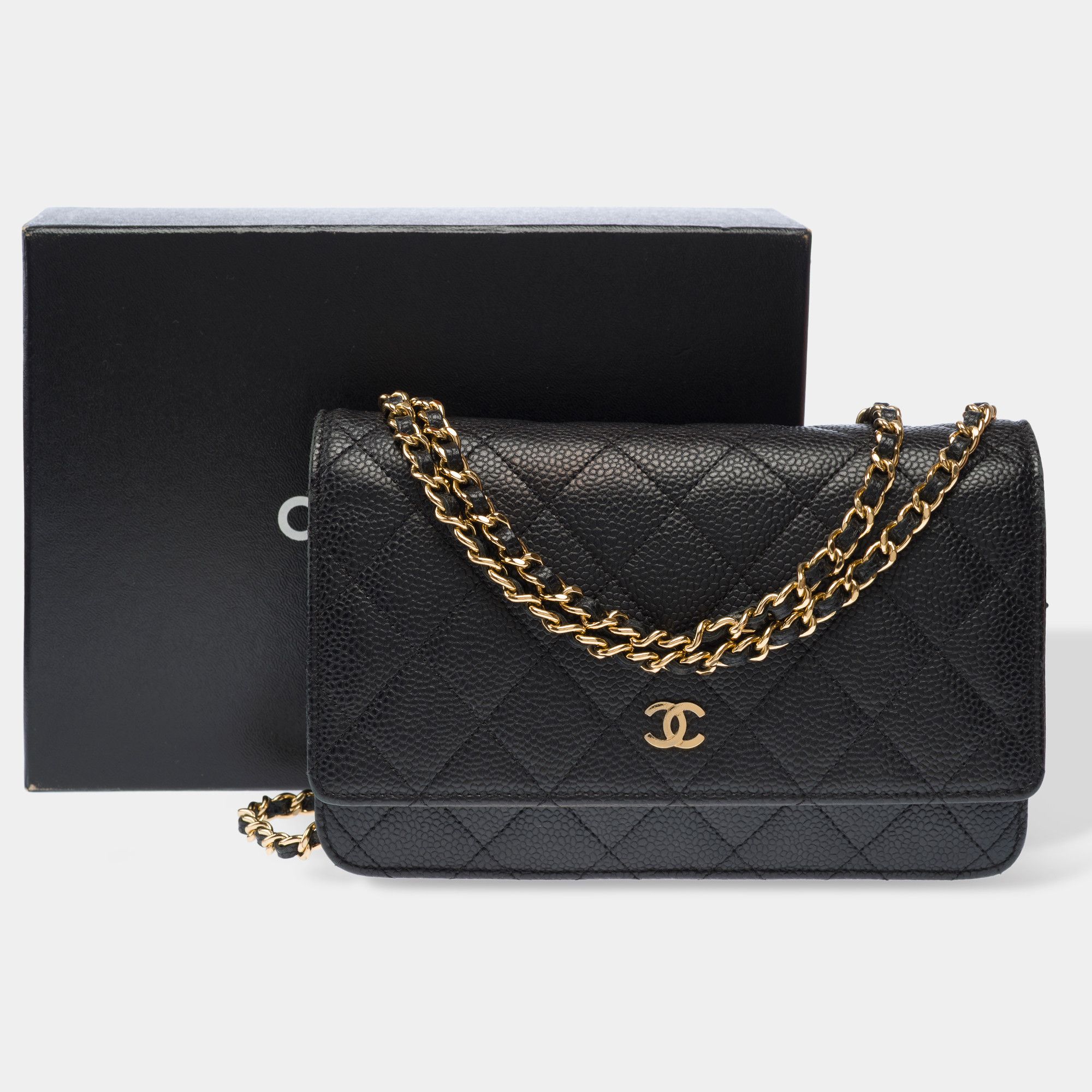 Chanel Chanel Wallet on Chain in Black Leather Size ONE SIZE - 2 Thumbnail