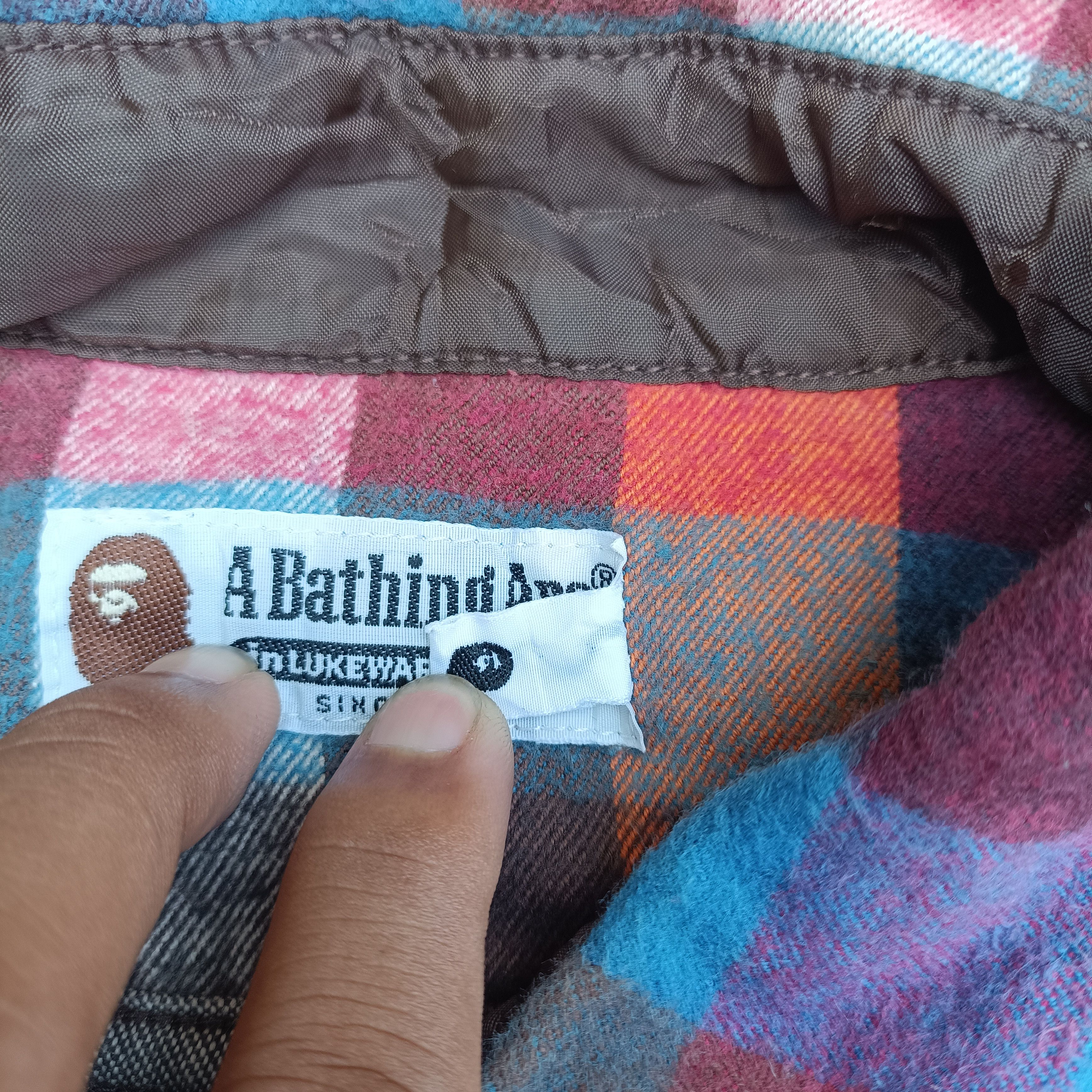 Bape Vintage Plaid Flannels Shirt Size US L / EU 52-54 / 3 - 5 Thumbnail