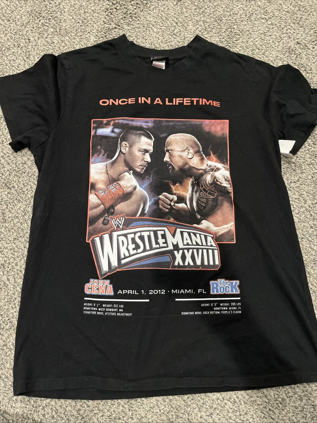 WWE Wwe wrestle mania XXVIII tee very clean. Size s Size US S / EU 44-46 / 1 - 1 Thumbnail