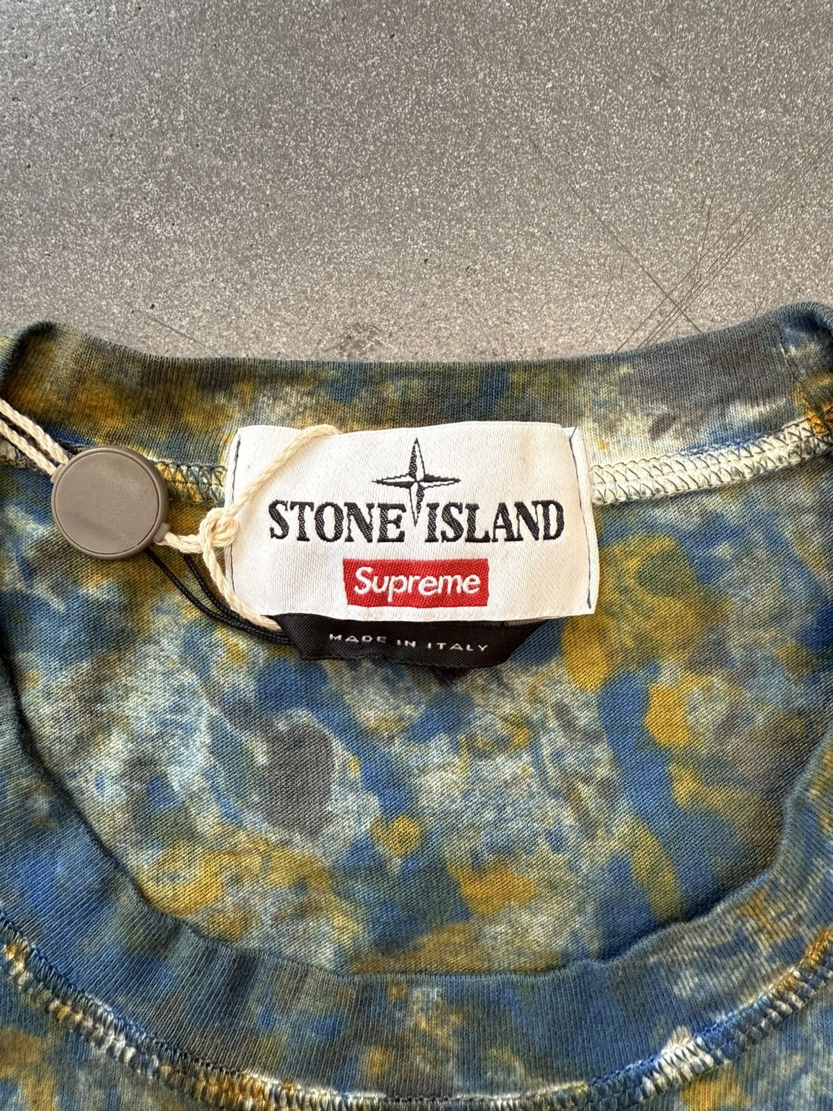 FW20 Supreme Stone Island Embroidered Logo S/S Top
