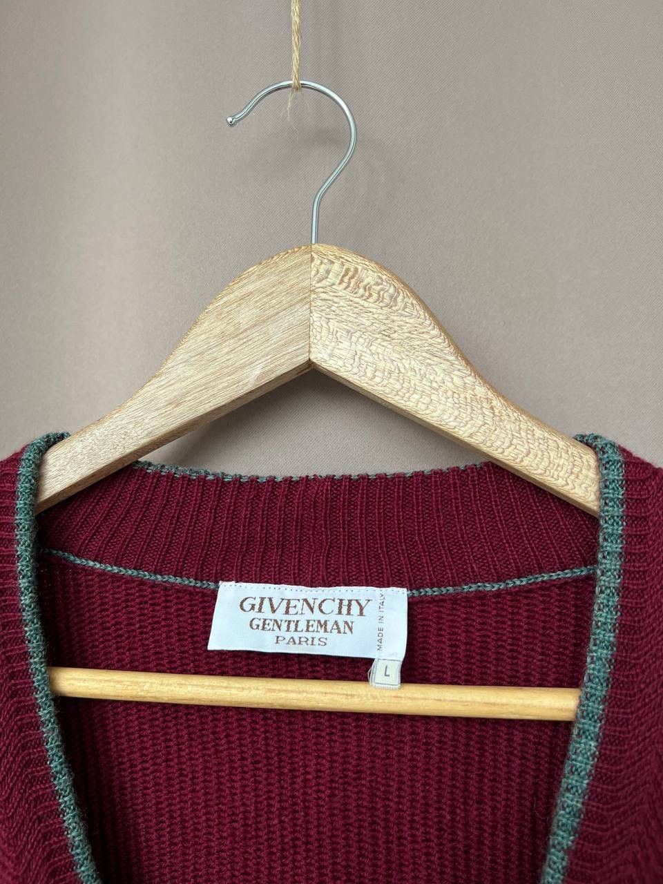 Givenchy Givenchy Gentleman Paris Wool Knit Cardigan Mens Size L Size US L / EU 52-54 / 3 - 10 Thumbnail
