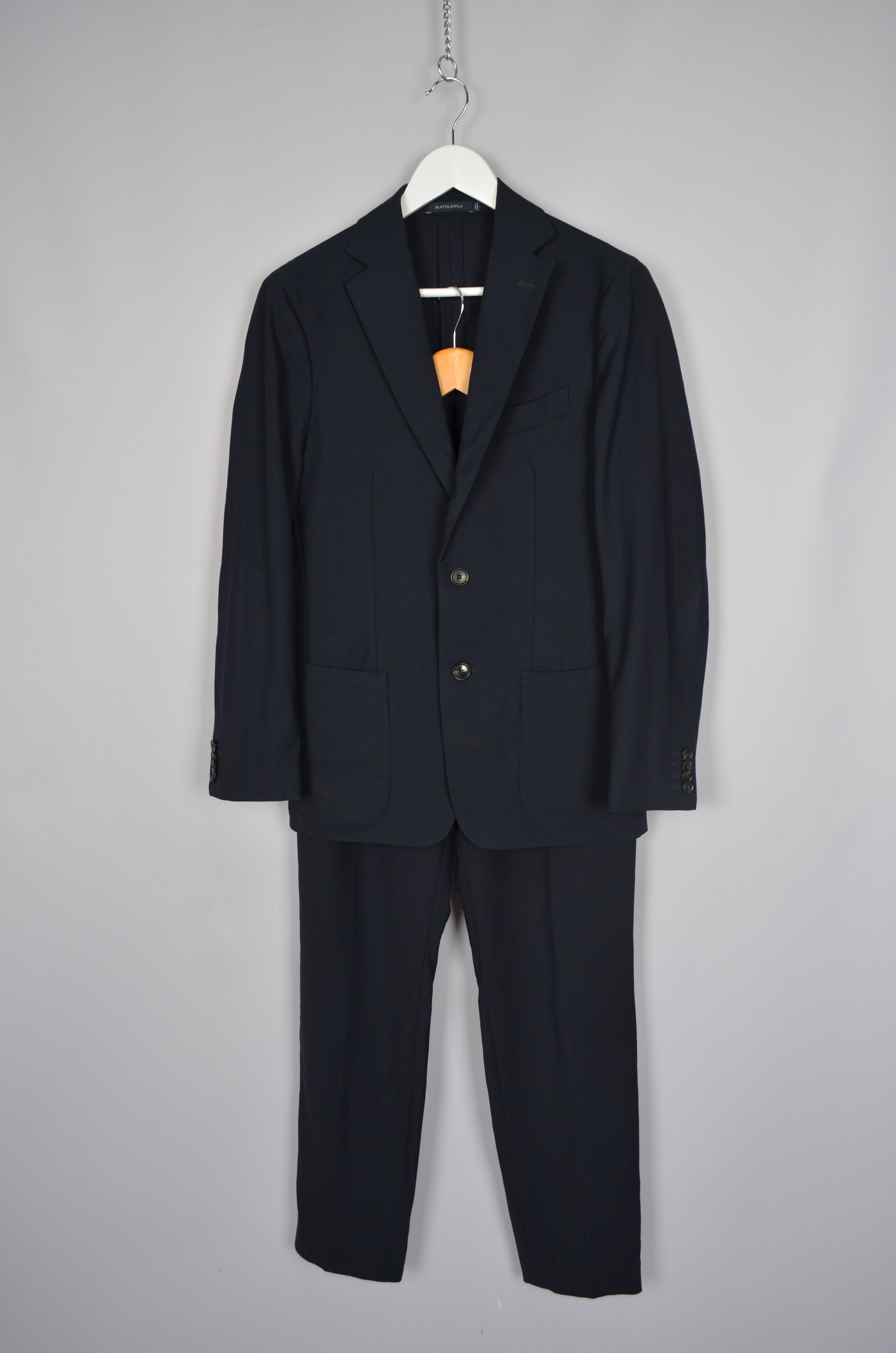 Designer × Suitsupply Suitsupply Traveller Havana Unlined Wool Suit Pants Blazer Size 34S - 1 Thumbnail