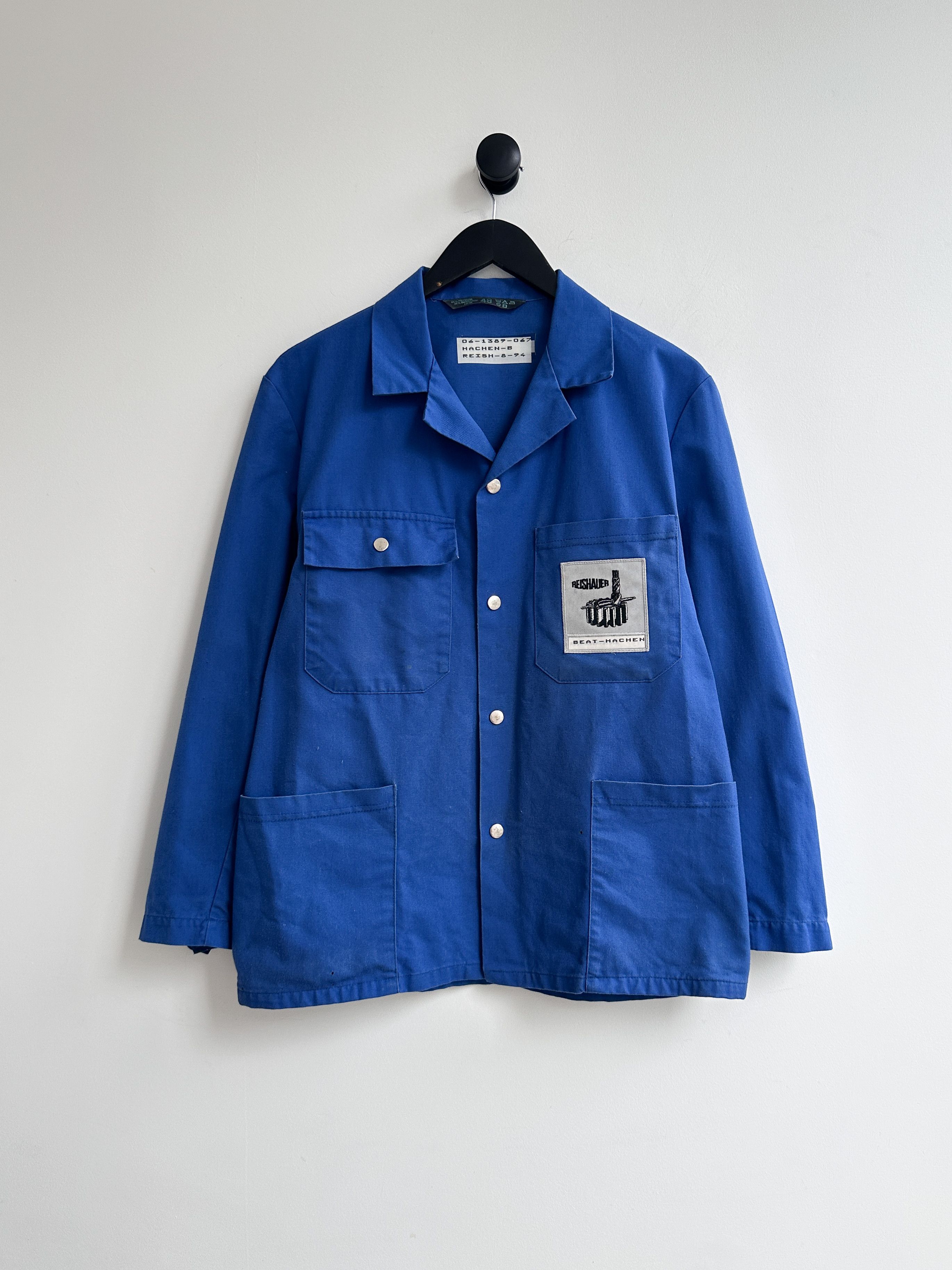 Vintage Vintage Workwear Blue Utility Jacket Size US M / EU 48-50 / 2 - 1 Thumbnail