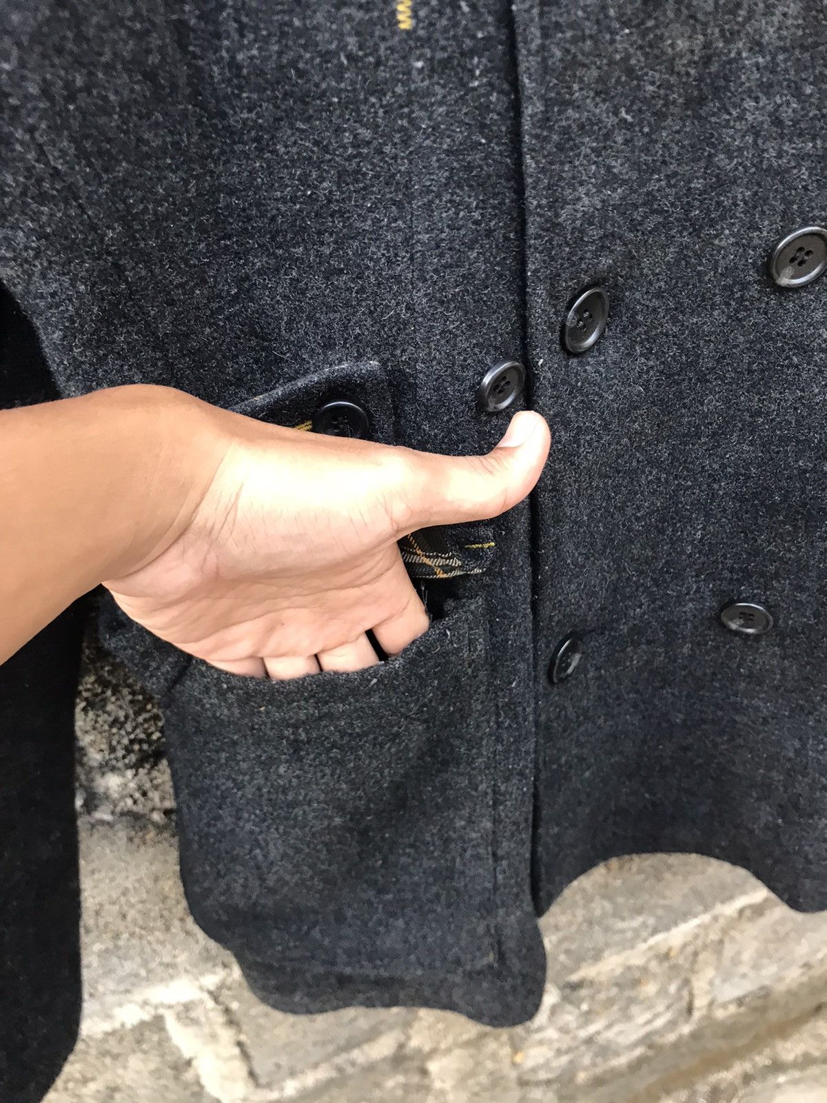 Boycott ⚡️Boycott Hooded Wool Double Breast Trench Coat Size US L / EU 52-54 / 3 - 6 Thumbnail