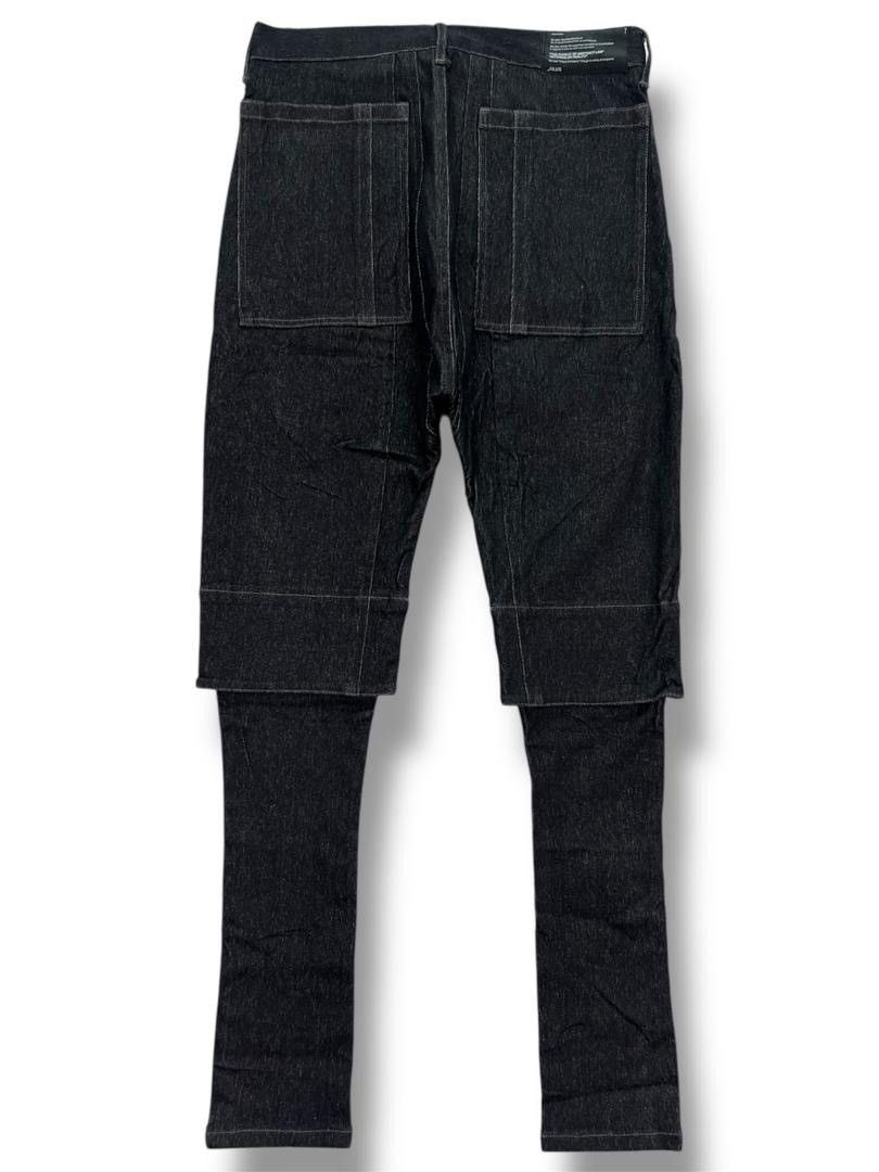 Julius JULIUS “EXHIBITION SAMPLE” Layered Denim Avant Garde Archive Size US 34 / EU 50 - 4 Thumbnail