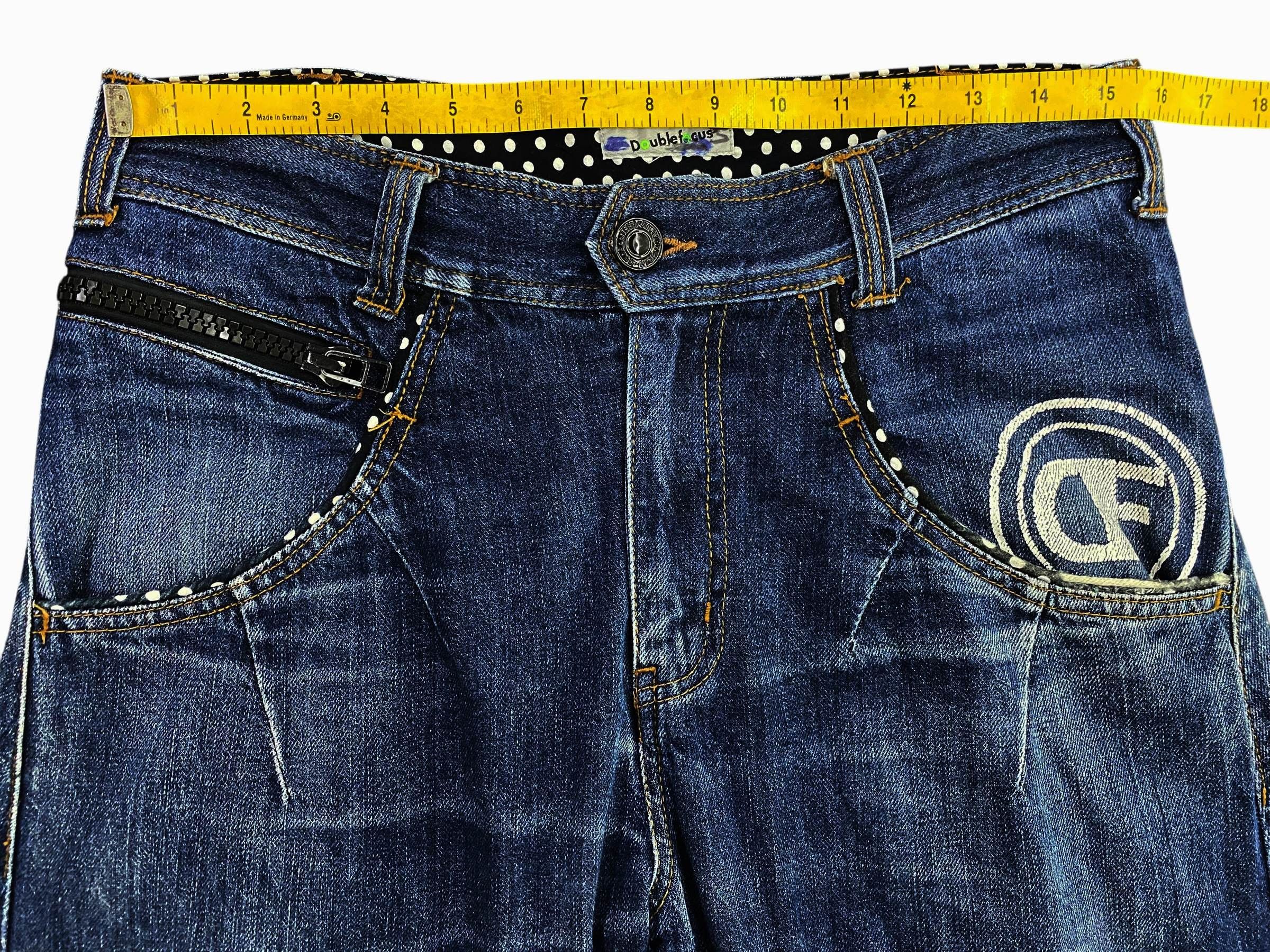 Japanese Brand Double Focus Handcrafted Light Wash Denim Size US 31 - 11 Thumbnail