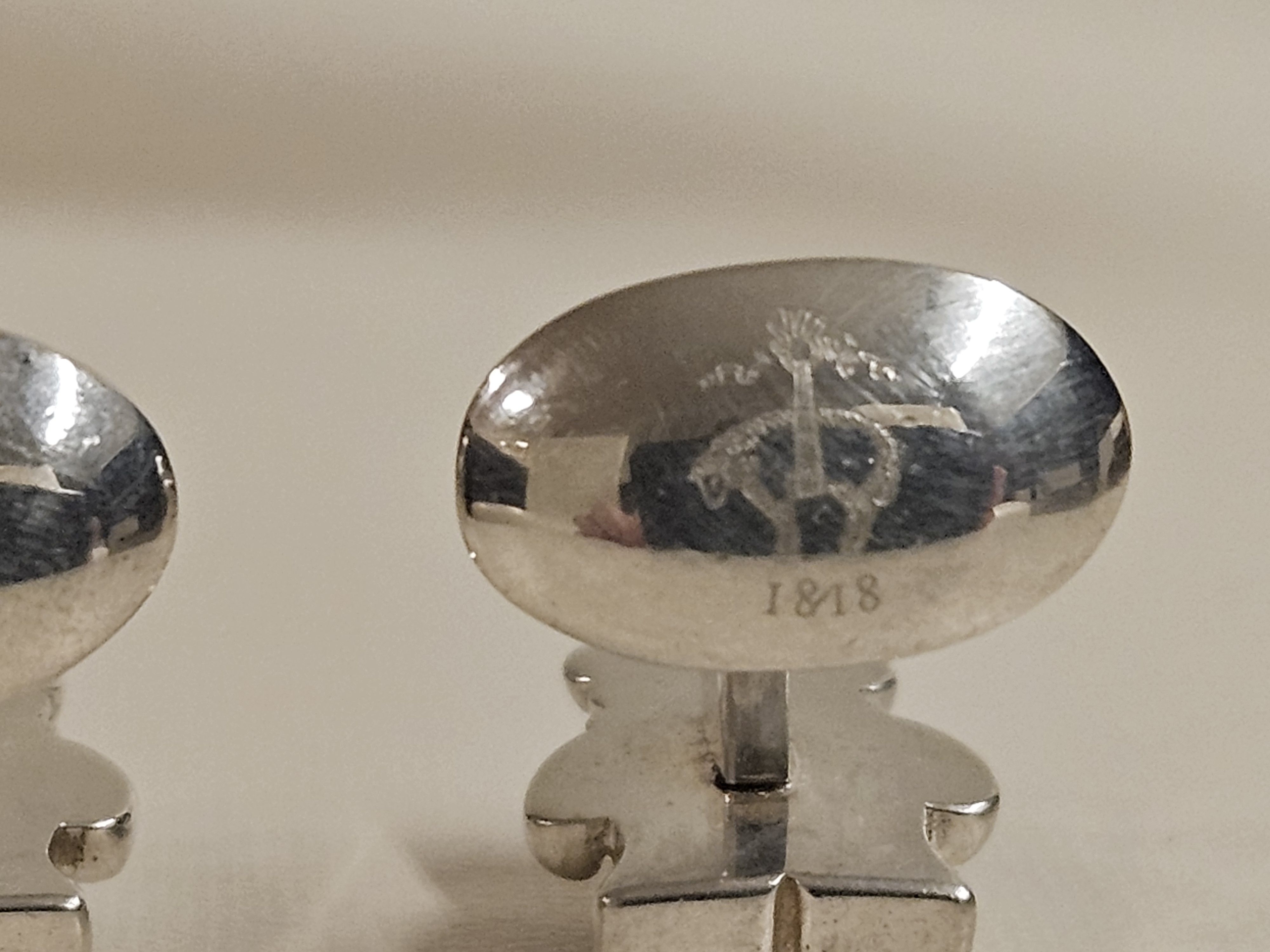 Thom Browne Thom Browne Black Fleece Teddy Bear 925 Cufflinks Size ONE SIZE - 13 Thumbnail
