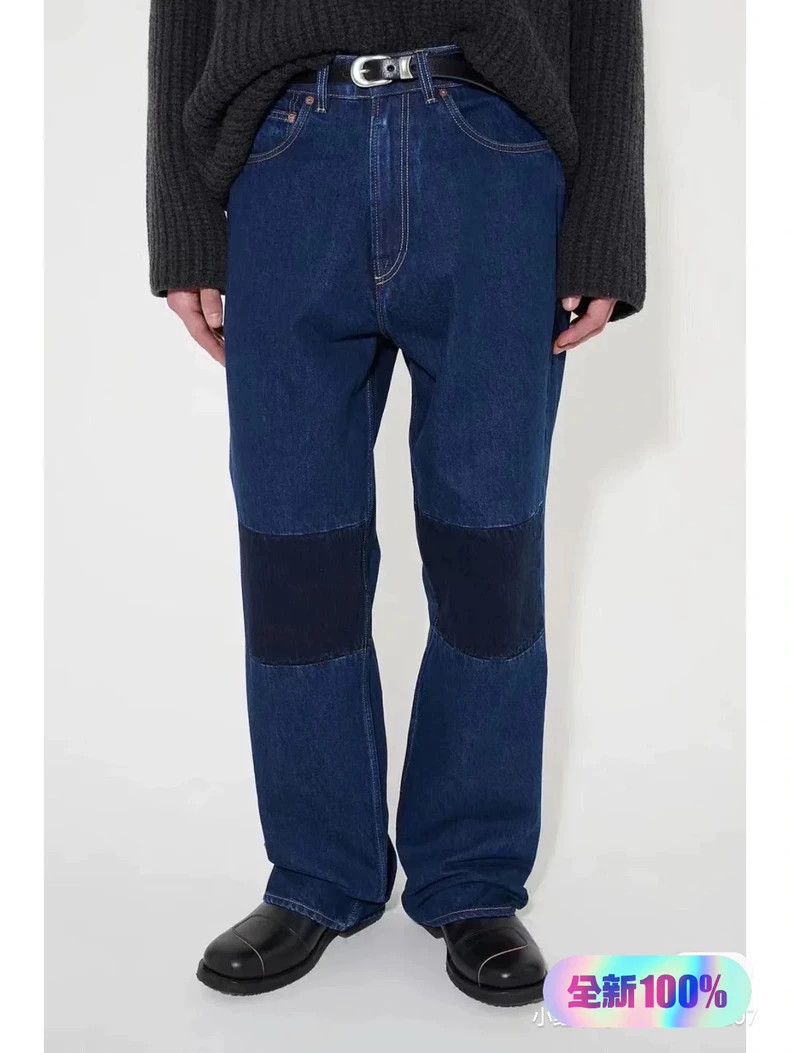 Our Legacy our legacyBlue Bull Stitched Jeans and Trousers 2503-Nextar Size US 32 / EU 48 - 7 Thumbnail