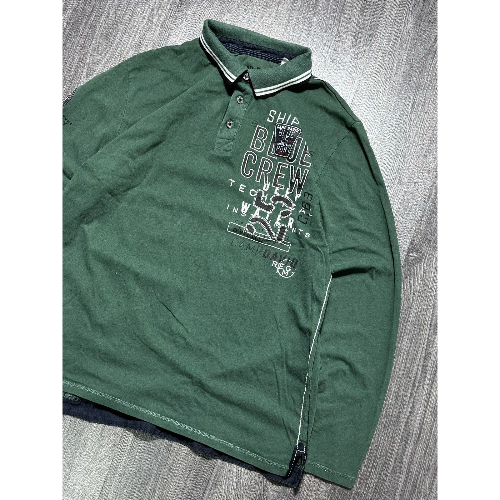Japanese Brand × Vintage Vintage Y2K Camp David Avantgarde longsleve Size US XL / EU 56 / 4 - 2 Thumbnail