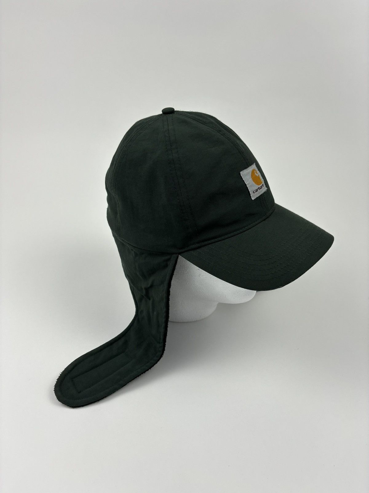 Carhartt × Vintage Forest Green 2000s trapper hunting ear flap hat Size ONE SIZE - 3 Thumbnail