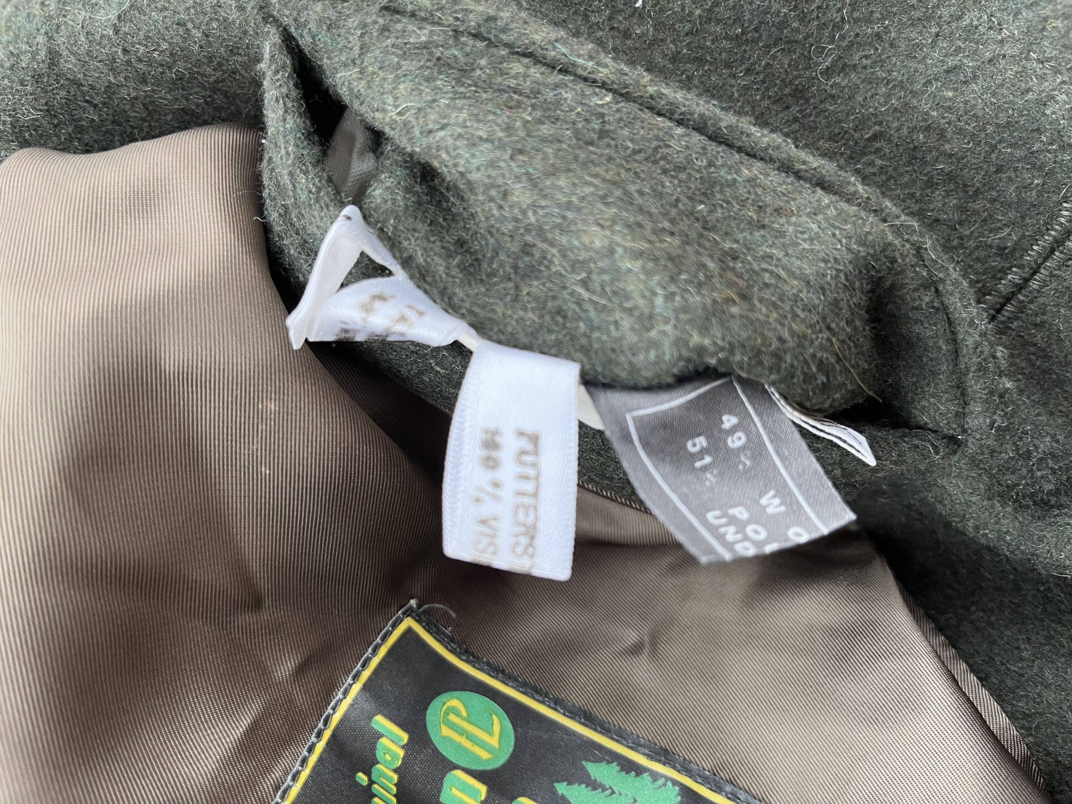 Vintage 1970's Alpen Loden S Men UK 38 US Wool Pea Green Coat Size US S / EU 44-46 / 1 - 9 Thumbnail