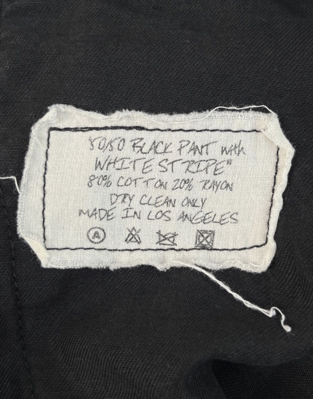 Greg Lauren Greg Lauren GL Waffle Panel Side Stripe Drawstring Pants Size US 32 / EU 48 - 6 Thumbnail